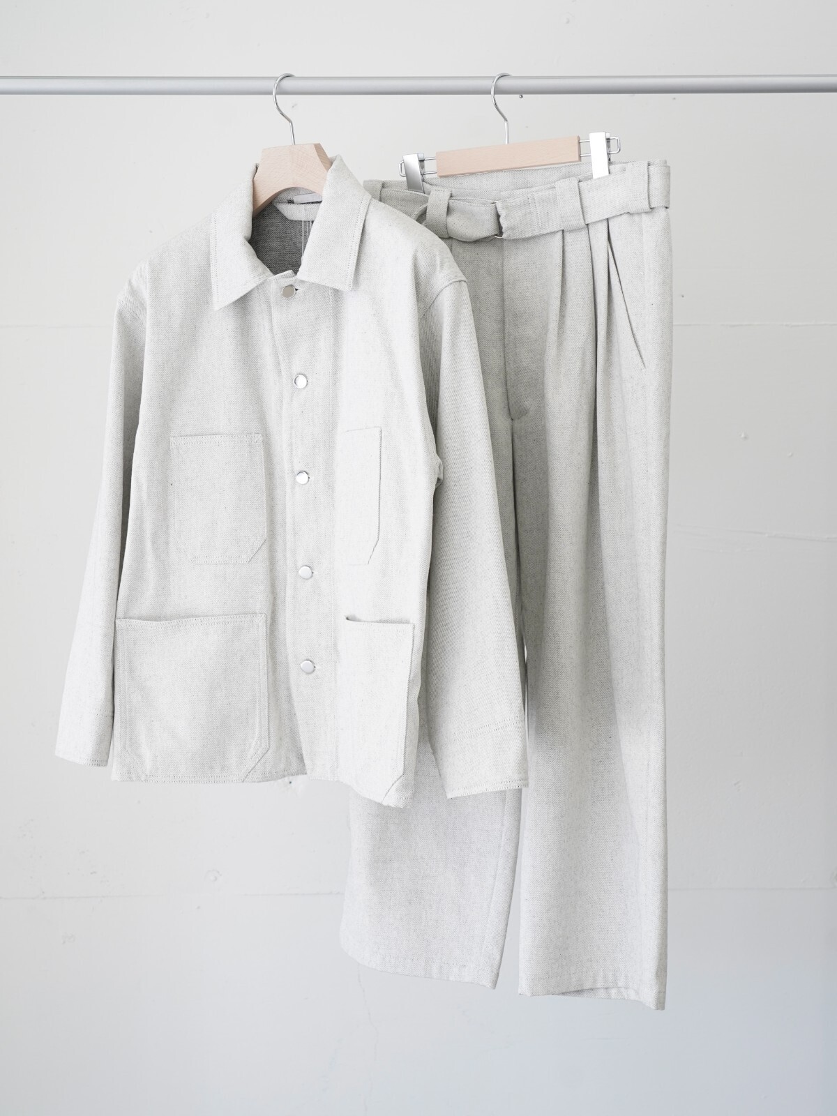 Blanc YM 女士 & 男士 Recycling Cotton Denim Coverall 图片14