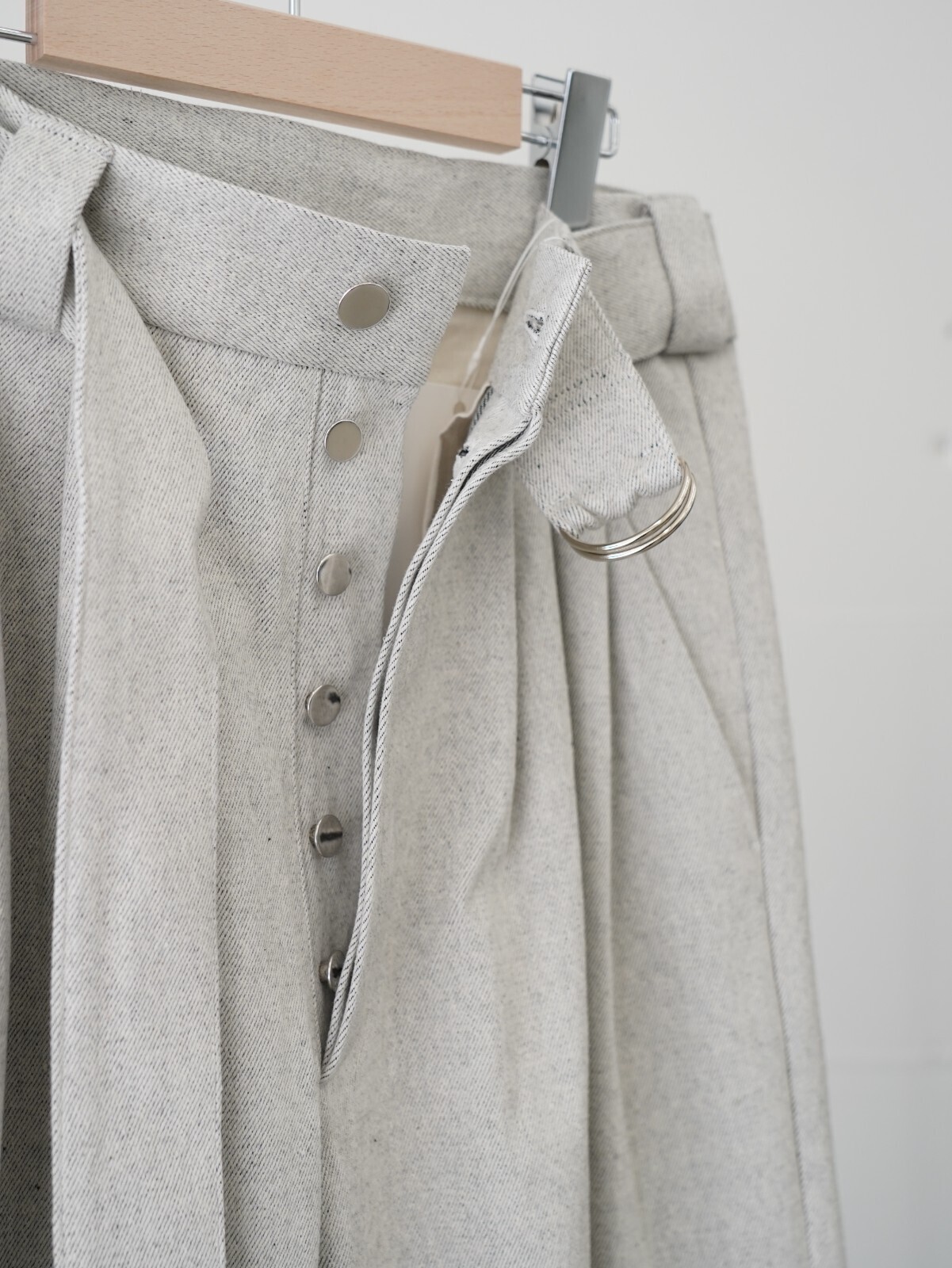 ブラン ワイエム レディース & メンズ リサイクルコットンデニムワイドパンツ 画像12