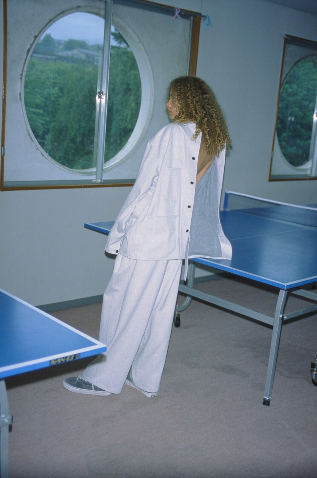 ブラン ワイエム レディース & メンズ リサイクルコットンデニムワイドパンツ 画像15