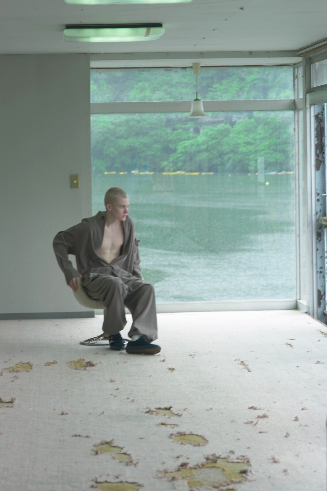 Blanc YM 여성 & 남성 Soft Corduroy Browsing Pants 이미지30