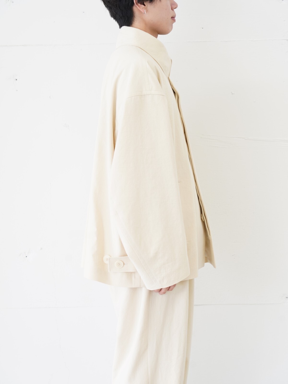 Blanc YM 女士 & 男士 Oxford Oversize Blouson 图片10