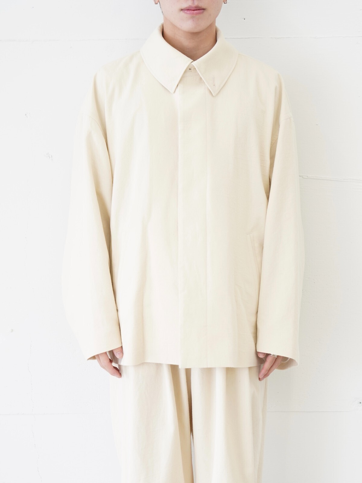 Blanc YM 女士 & 男士 Oxford Oversize Blouson 图片9