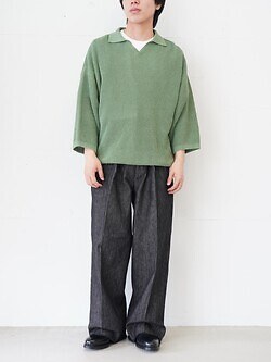 Blanc YM 女士 & 男士 Skipper Knit Shirts 图片2