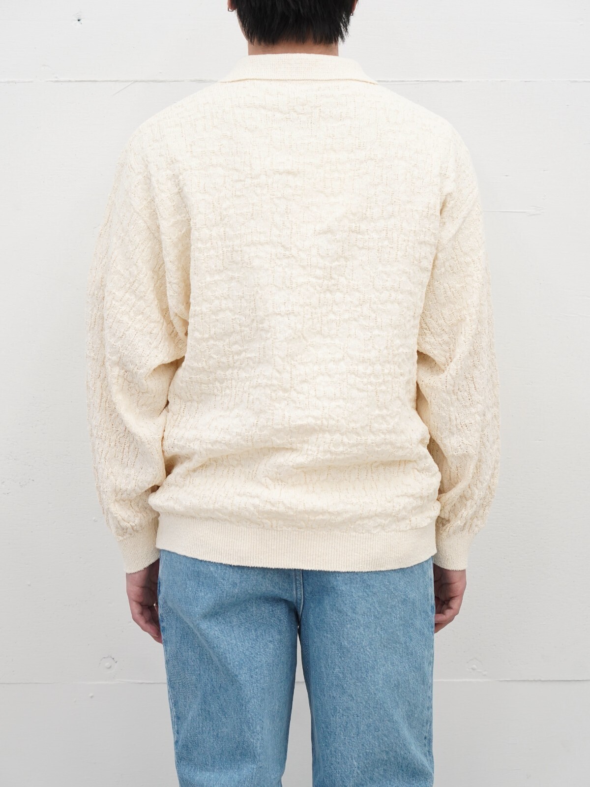 Blanc YM 女士 & 男士 Knit Long Polo Shirts 图片3