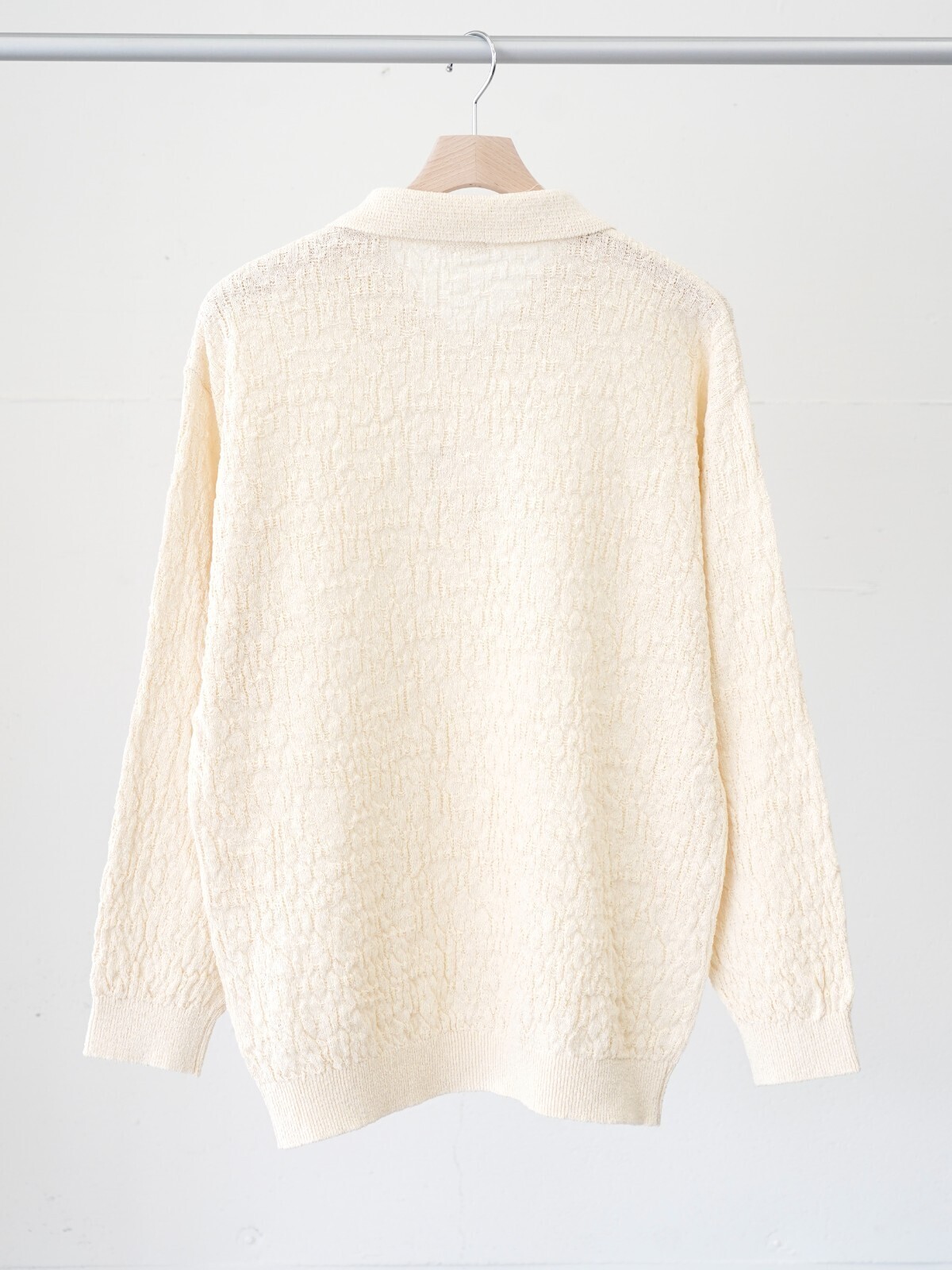 Blanc YM 女士 & 男士 Knit Long Polo Shirts 图片7