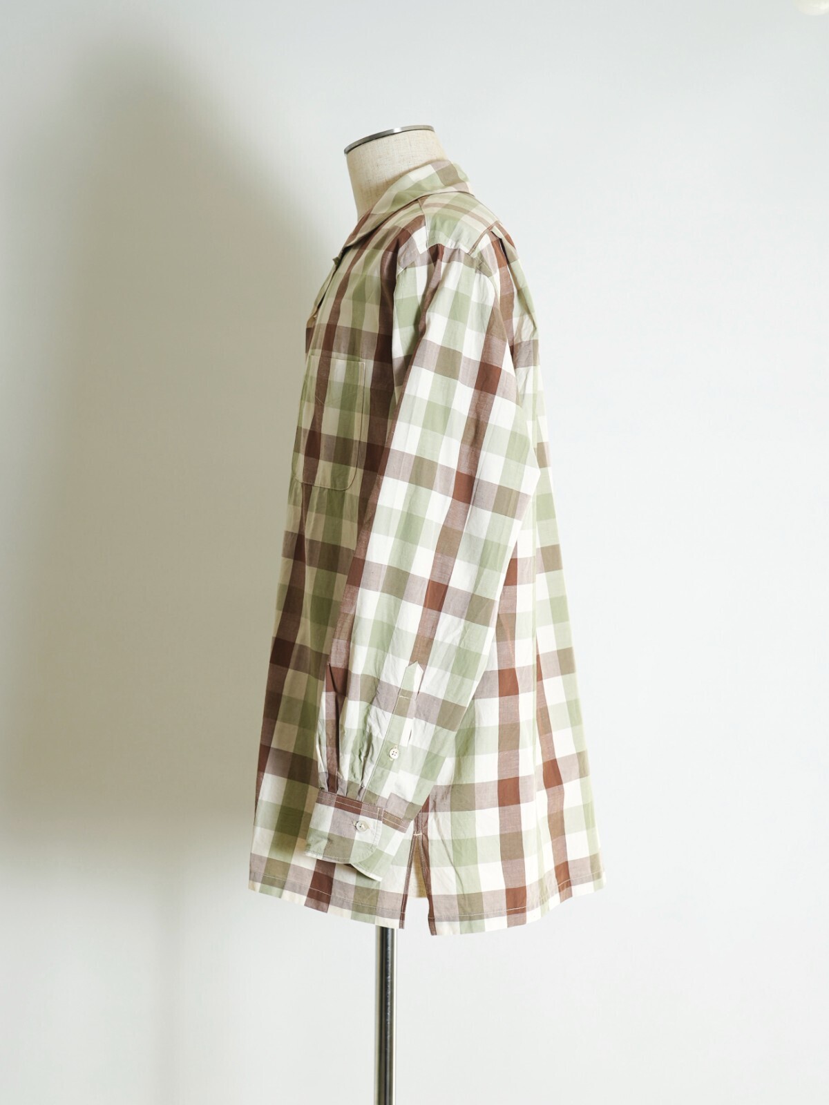 KAPTAIN SUNSHINE 男裝 Open Collar L/S Shirt 圖片3