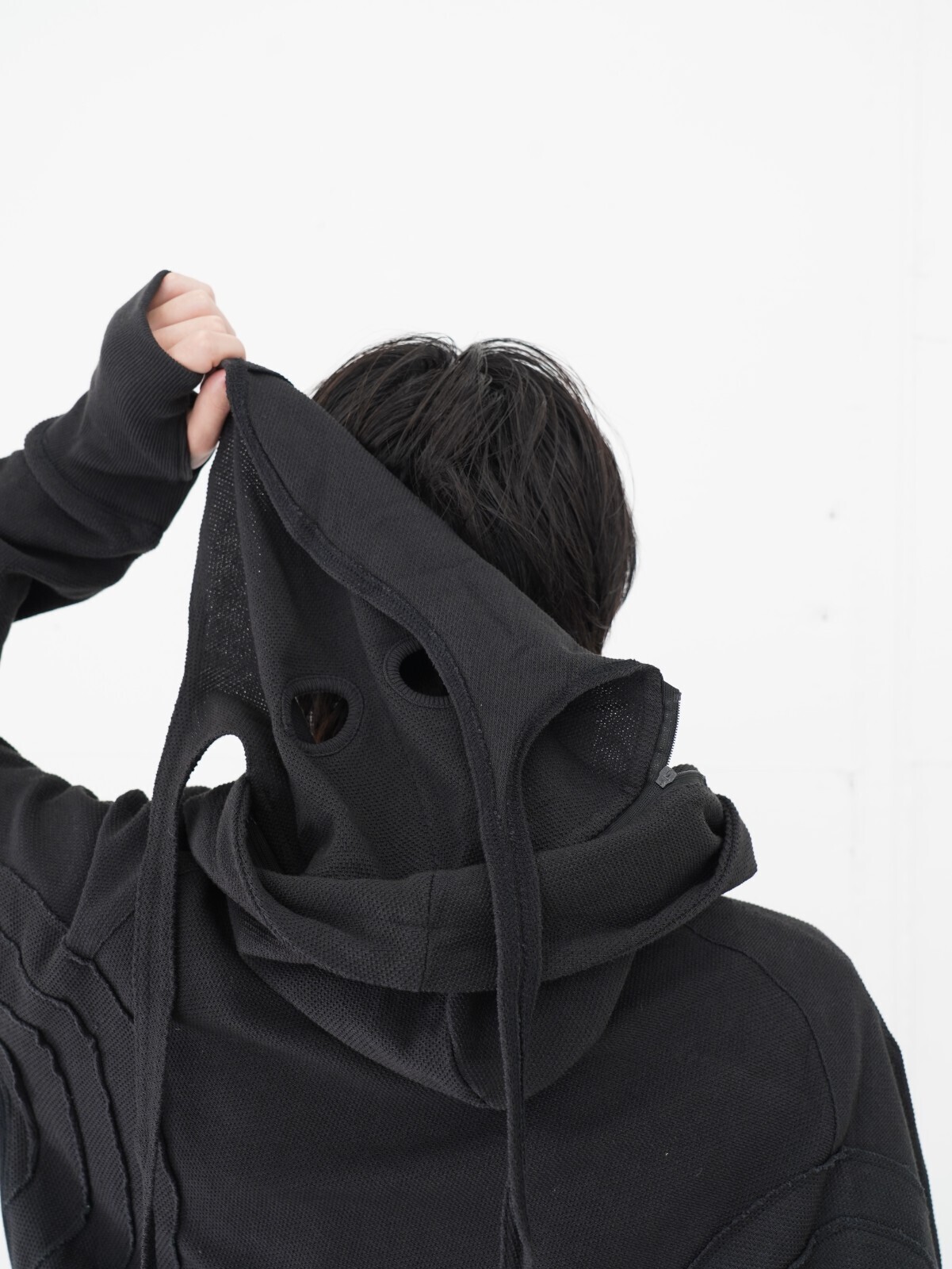 JIAN YE 男士 ORBIT MASK HOOD 圖片5