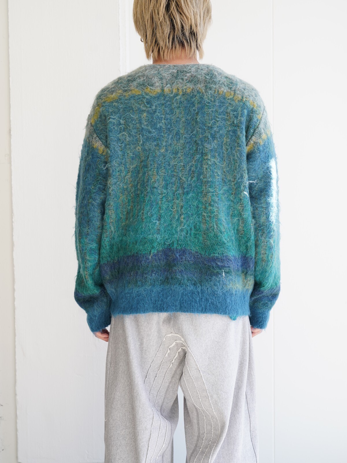 YOKE 女士 & 男士 TREE JACQUARD MOHAIR BUTTONED CARDIGAN 图片23