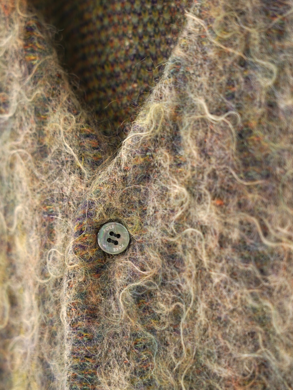 YOKE 女士 & 男士 TREE JACQUARD MOHAIR BUTTONED CARDIGAN 图片12