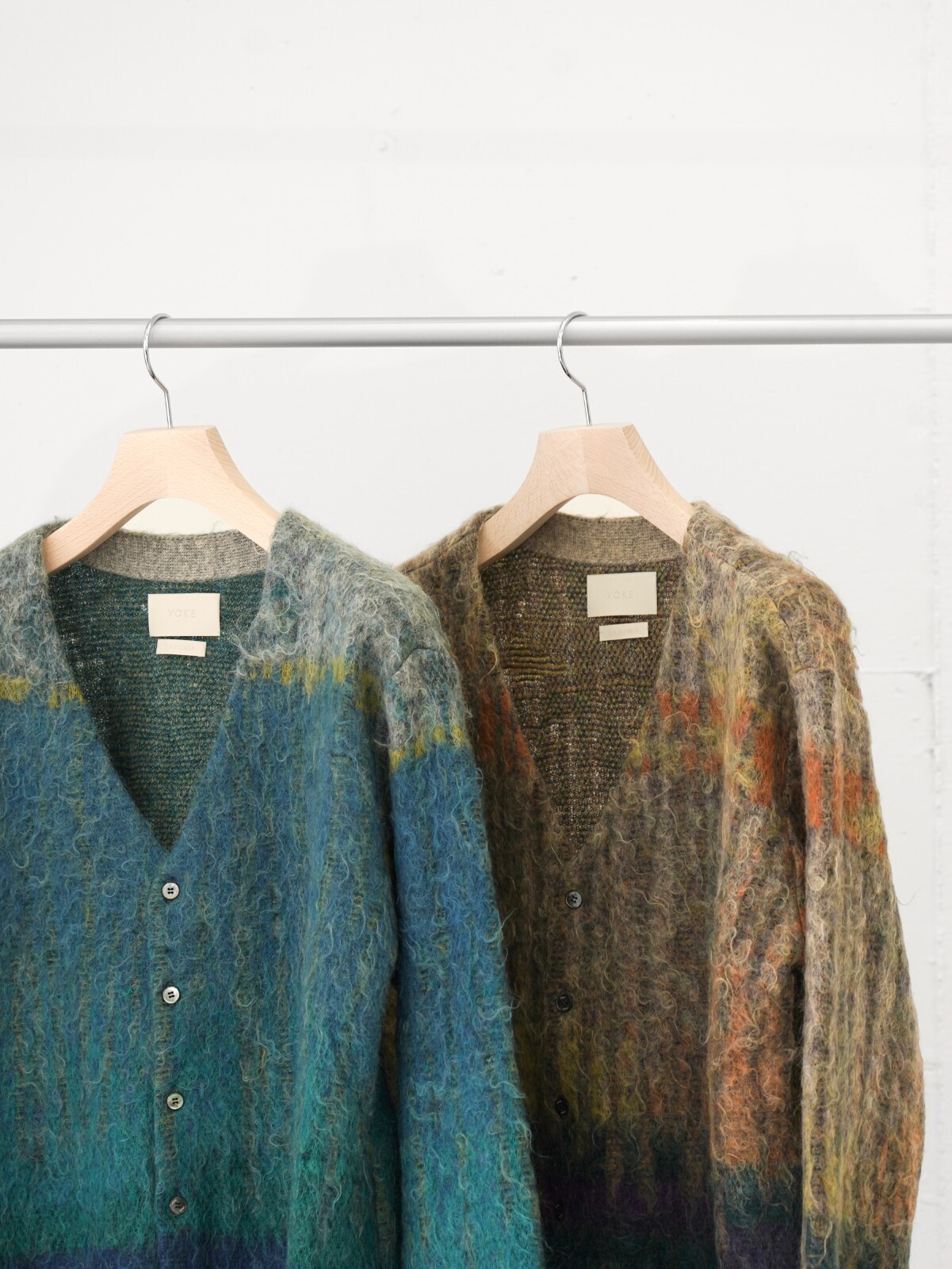 YOKE 女士 & 男士 TREE JACQUARD MOHAIR BUTTONED CARDIGAN 图片25