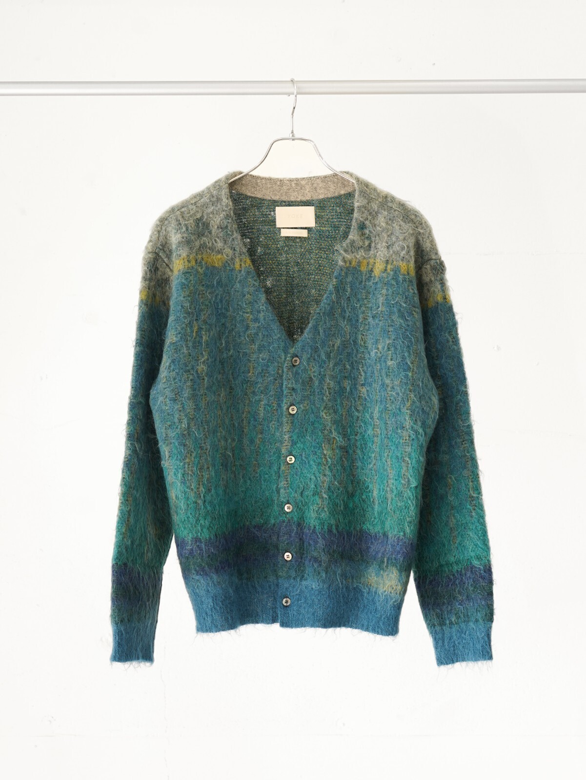 YOKE 女士 & 男士 TREE JACQUARD MOHAIR BUTTONED CARDIGAN 图片14