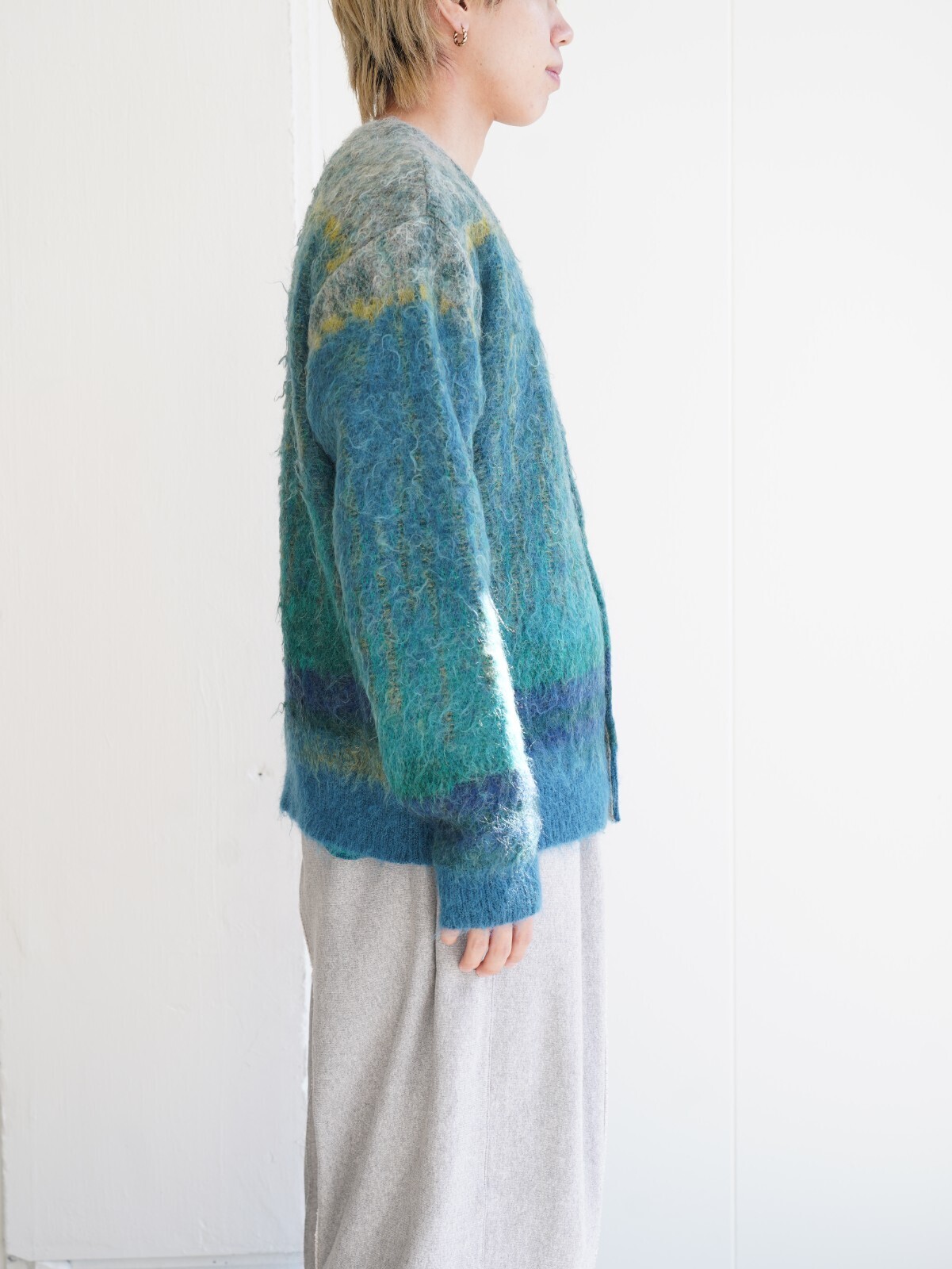 YOKE 女士 & 男士 TREE JACQUARD MOHAIR BUTTONED CARDIGAN 图片22