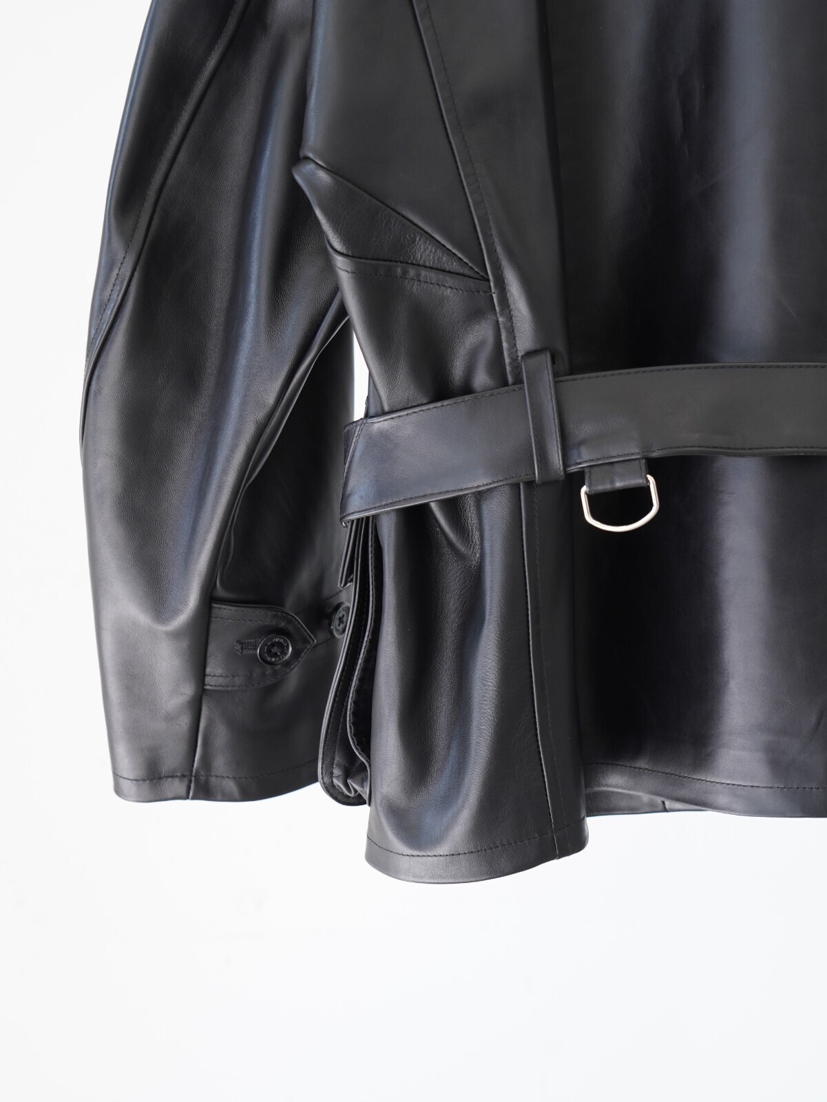 DAIRIKU 男士 "Jerome" 4PKT Leather Moto Jacket 圖片13