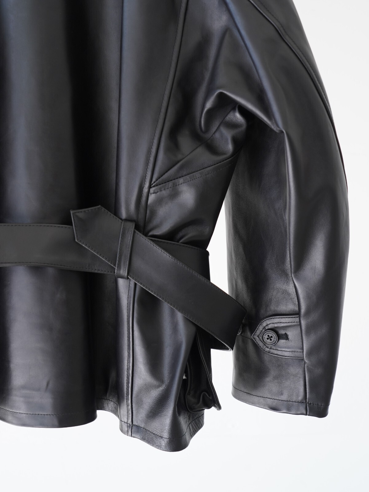 DAIRIKU 男士 "Jerome" 4PKT Leather Moto Jacket 圖片12