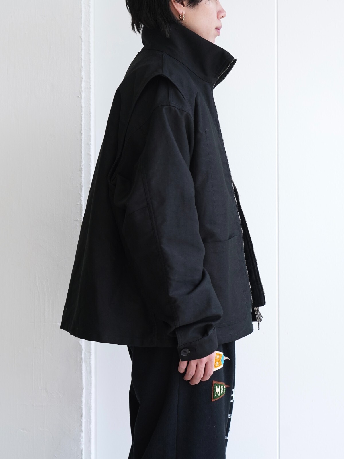 DAIRIKU 남성 "Vincent" Docking French Work Jacket 이미지20