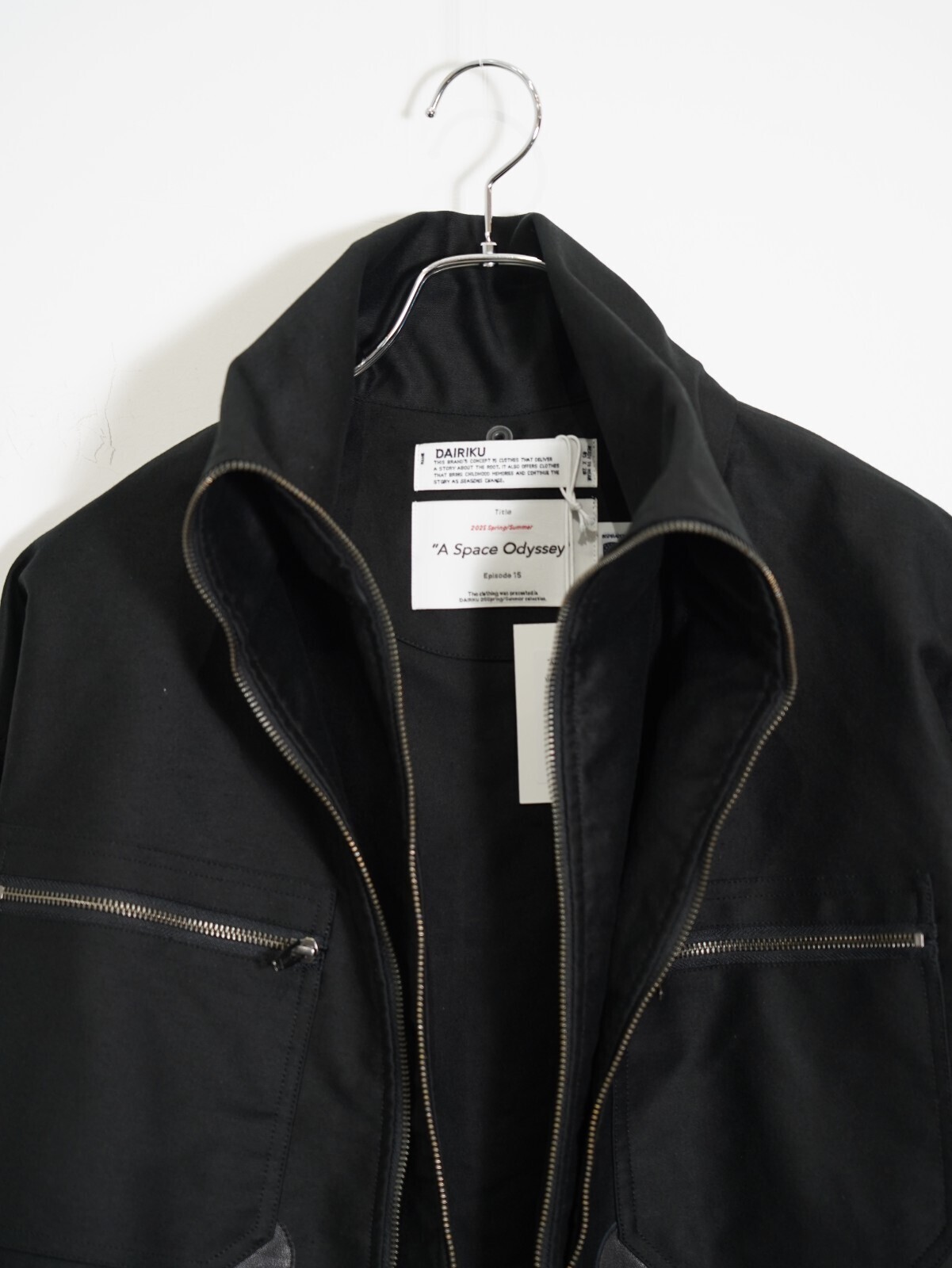 DAIRIKU 남성 "Vincent" Docking French Work Jacket 이미지8