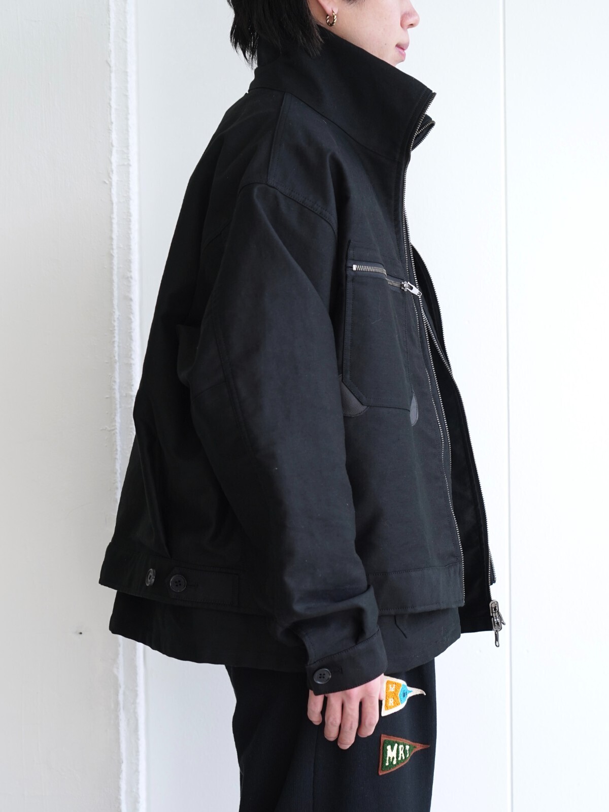 DAIRIKU 남성 "Vincent" Docking French Work Jacket 이미지17