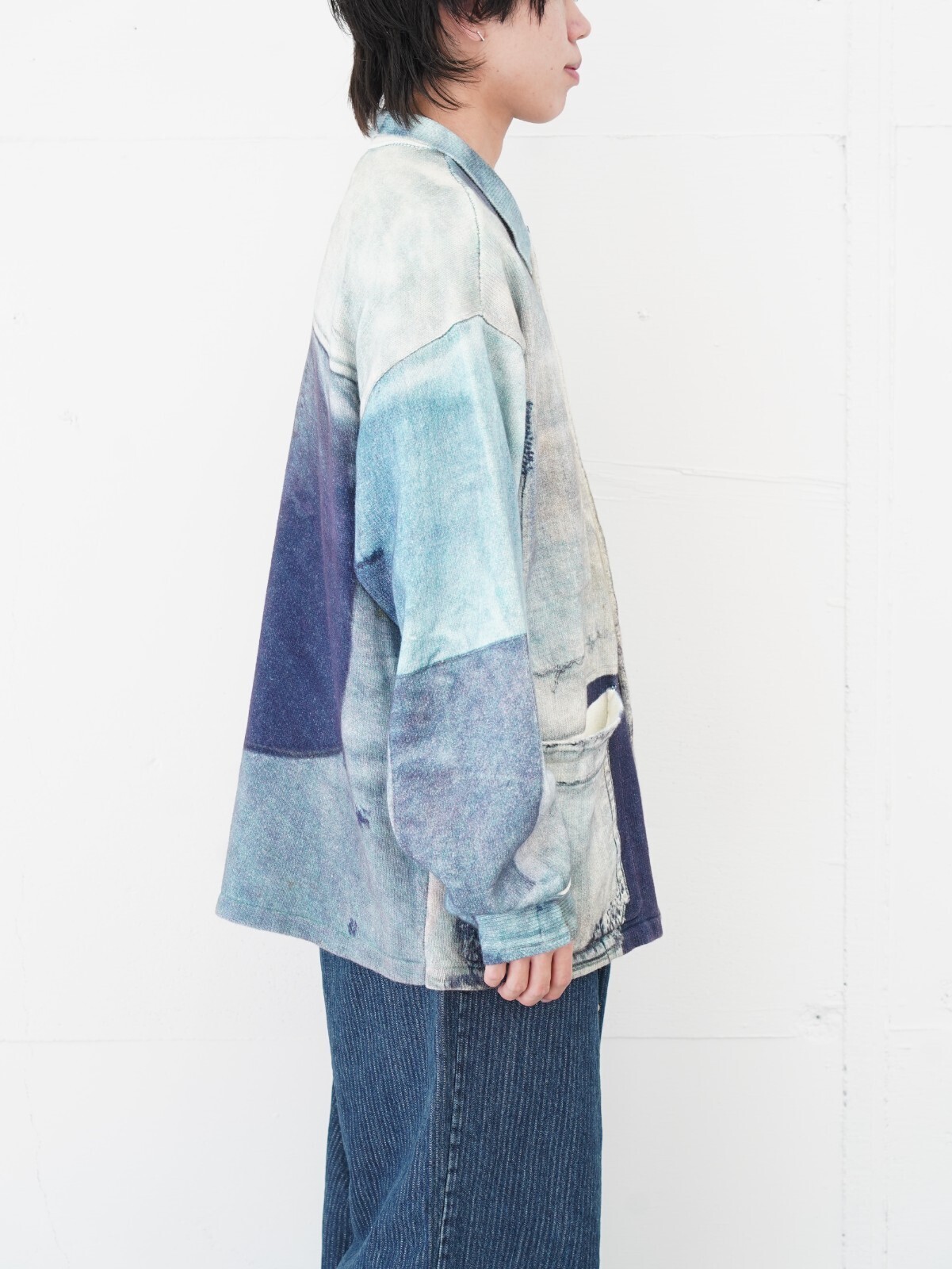 ダイリク メンズ "Transfer"フレンチジャケットニット 画像2