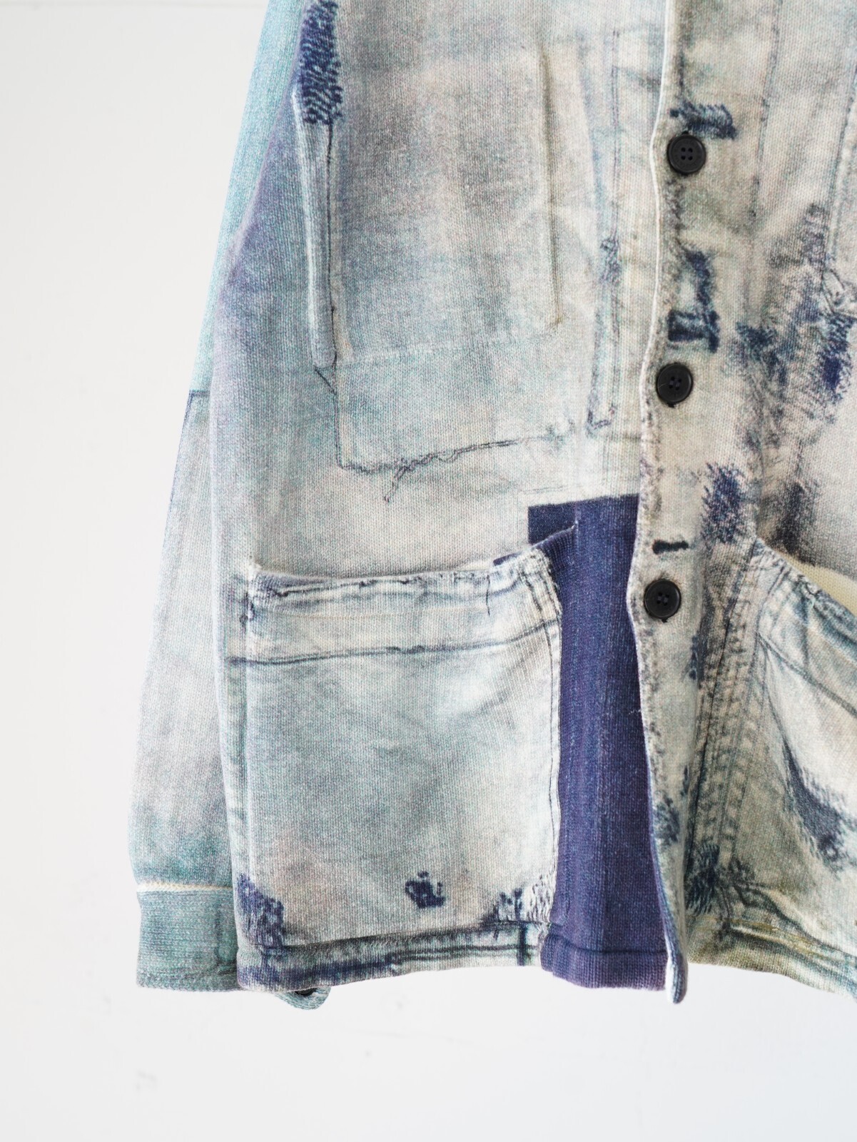 ダイリク メンズ "Transfer"フレンチジャケットニット 画像11