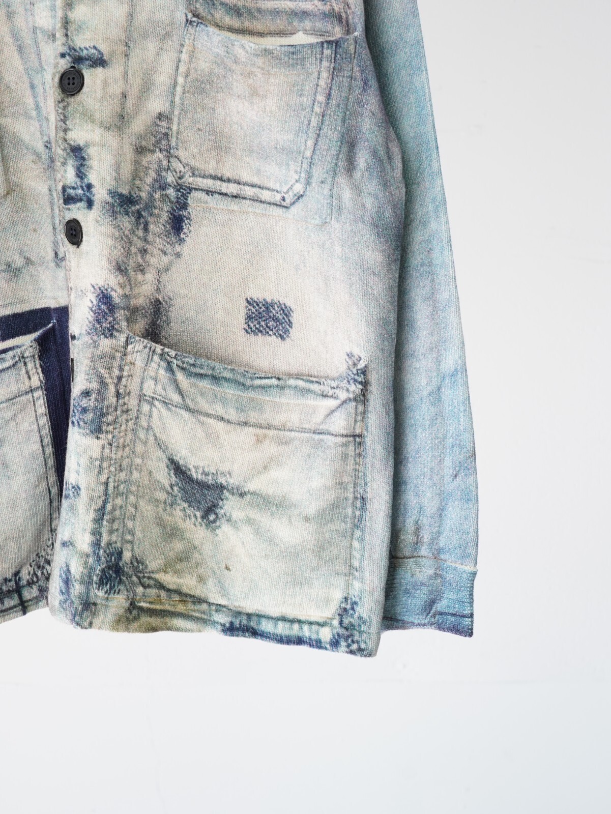 ダイリク メンズ "Transfer"フレンチジャケットニット 画像10