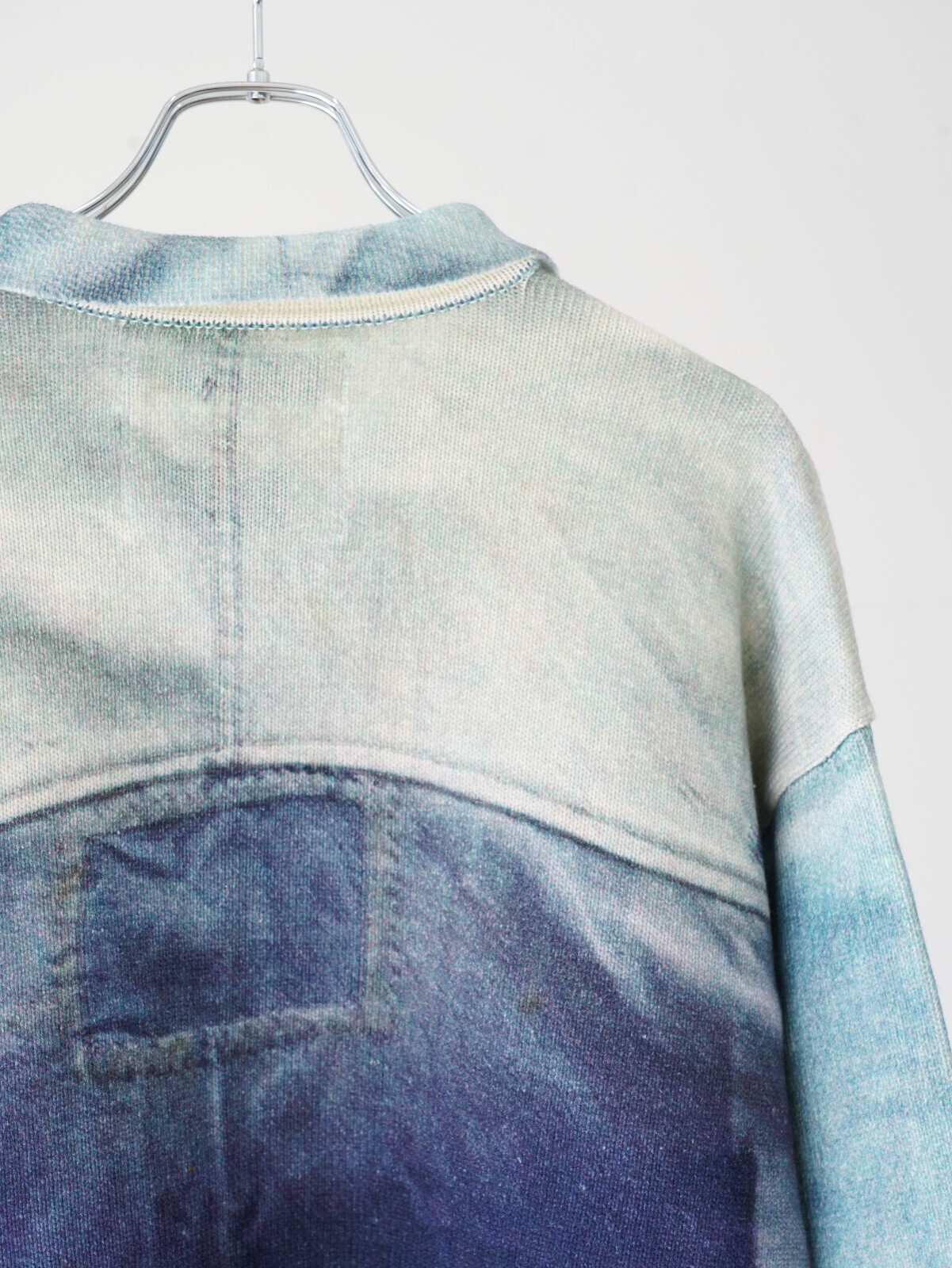 ダイリク メンズ "Transfer"フレンチジャケットニット 画像12