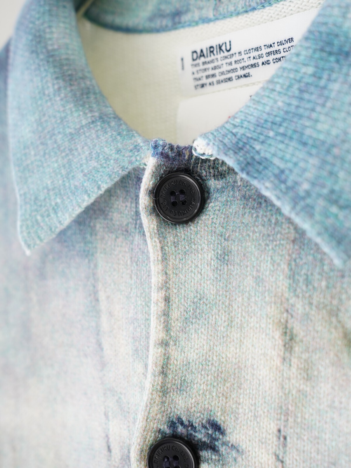 ダイリク メンズ "Transfer"フレンチジャケットニット 画像13