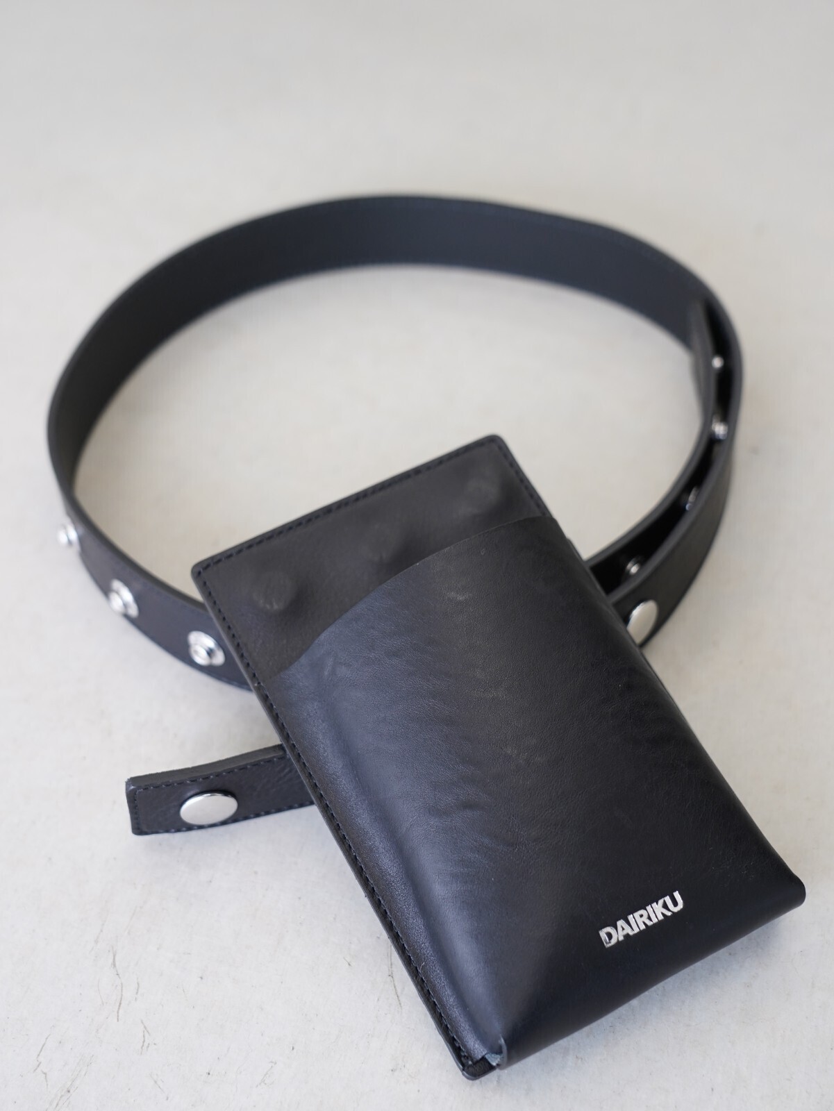 ダイリク メンズ スタッズベルト with ホルダーバッグ 画像8