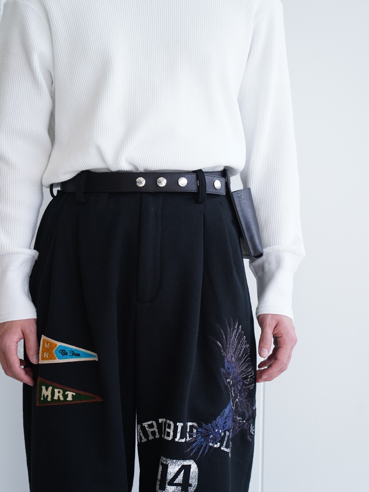 ダイリク メンズ スタッズベルト with ホルダーバッグ 画像10