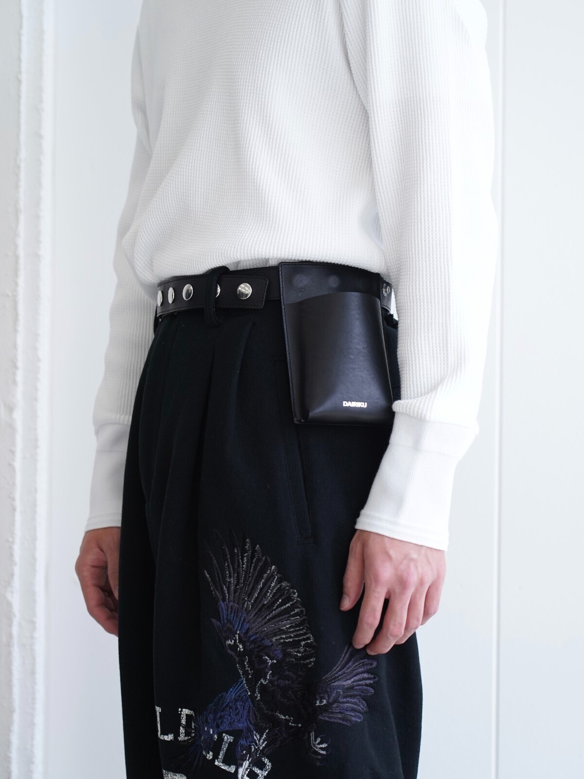 ダイリク メンズ スタッズベルト with ホルダーバッグ 画像11