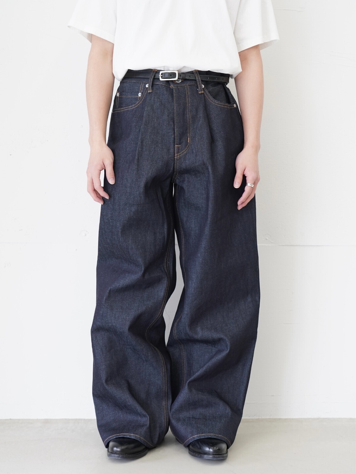 DAIRIKU ブラックリジットデニム Wide