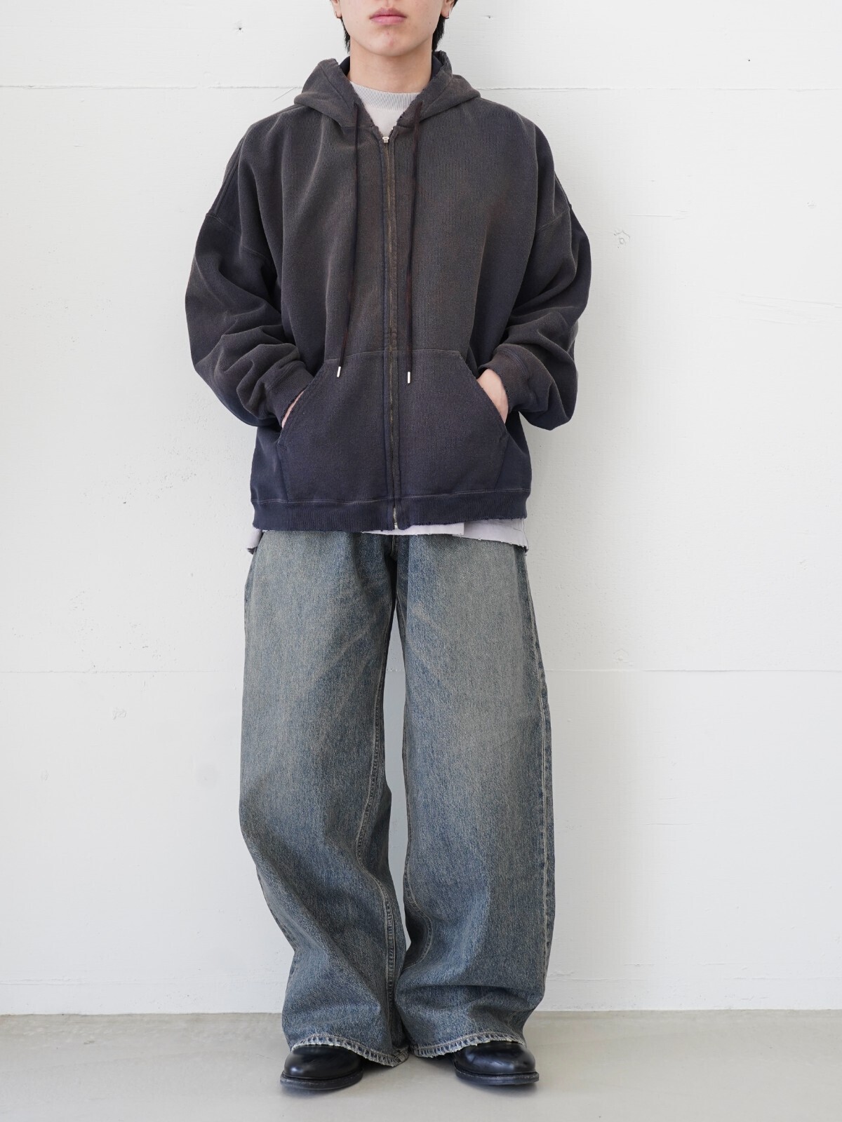 DAIRIKU 남성 "Water-Proof" Vintage Hoodie 이미지4