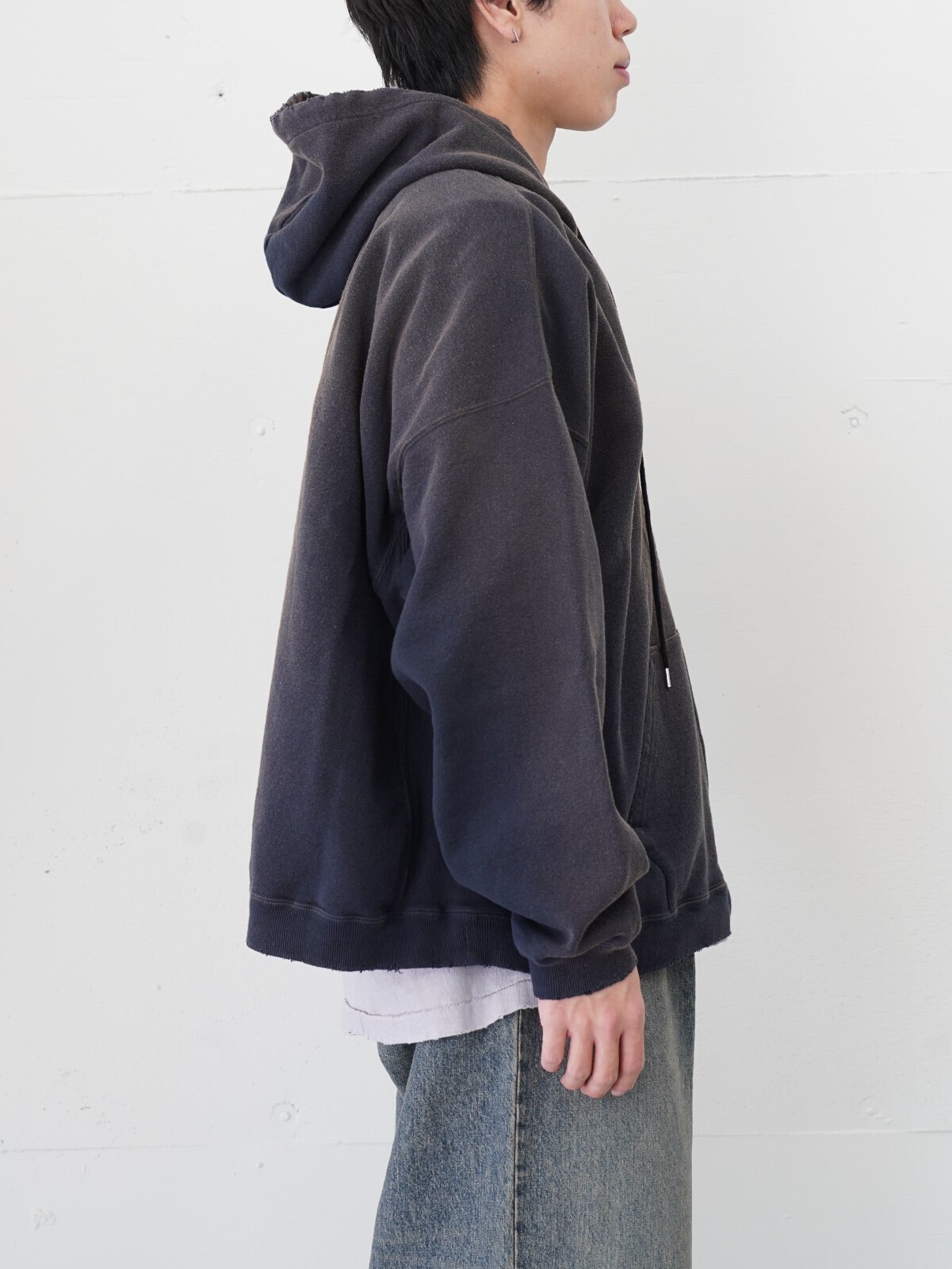 DAIRIKU 남성 "Water-Proof" Vintage Hoodie 이미지2