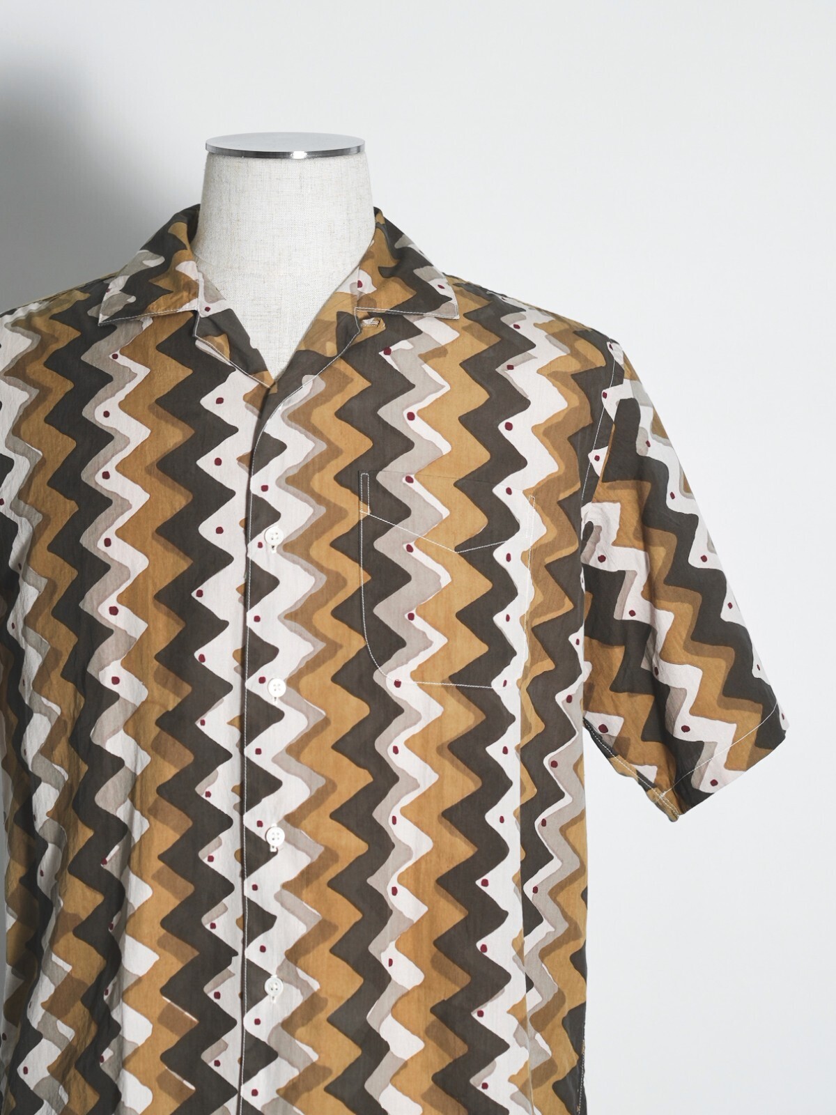 KAPTAIN SUNSHINE 男裝 Open Collar S/S Shirt 圖片9