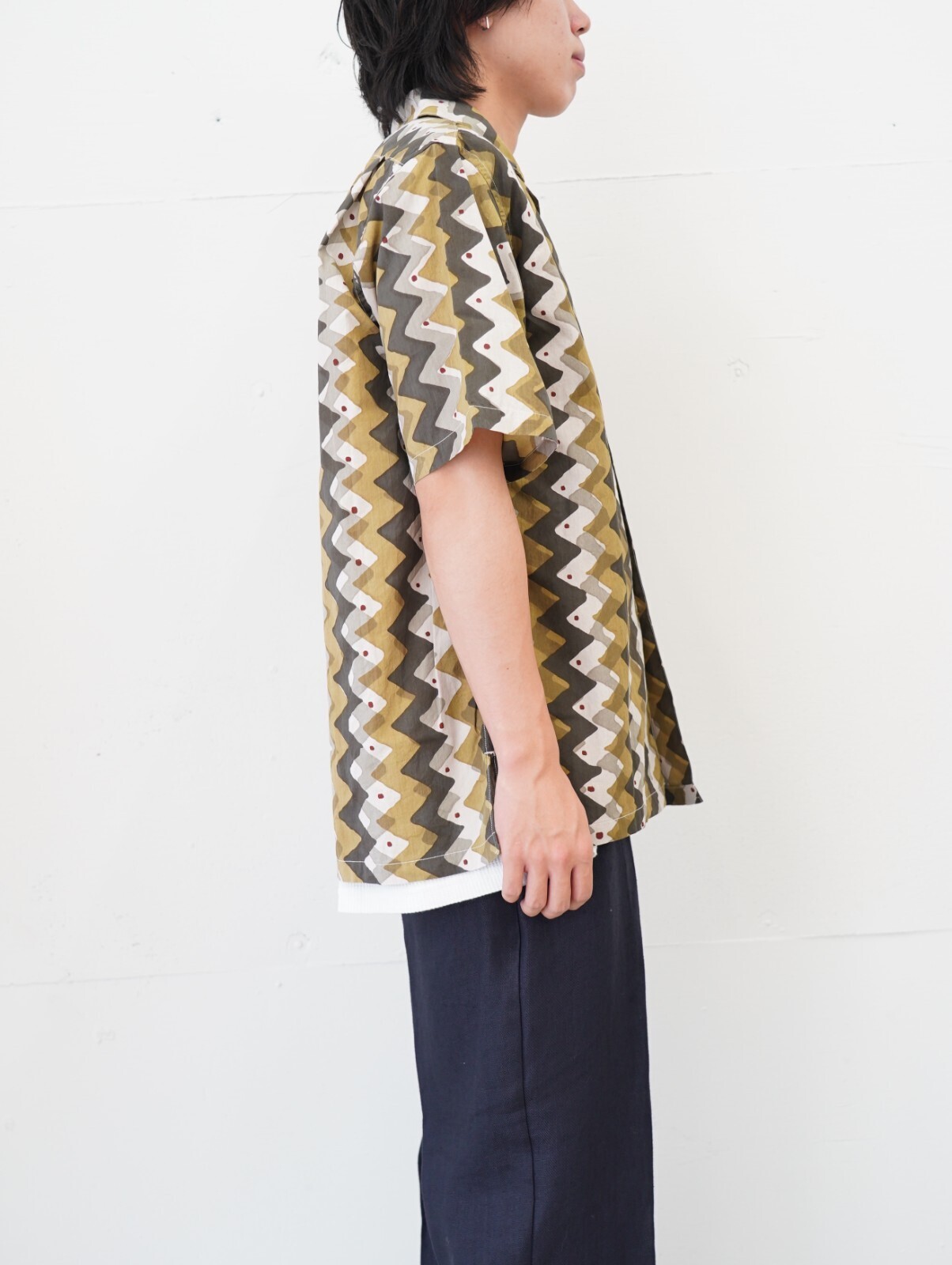 KAPTAIN SUNSHINE 男裝 Open Collar S/S Shirt 圖片2