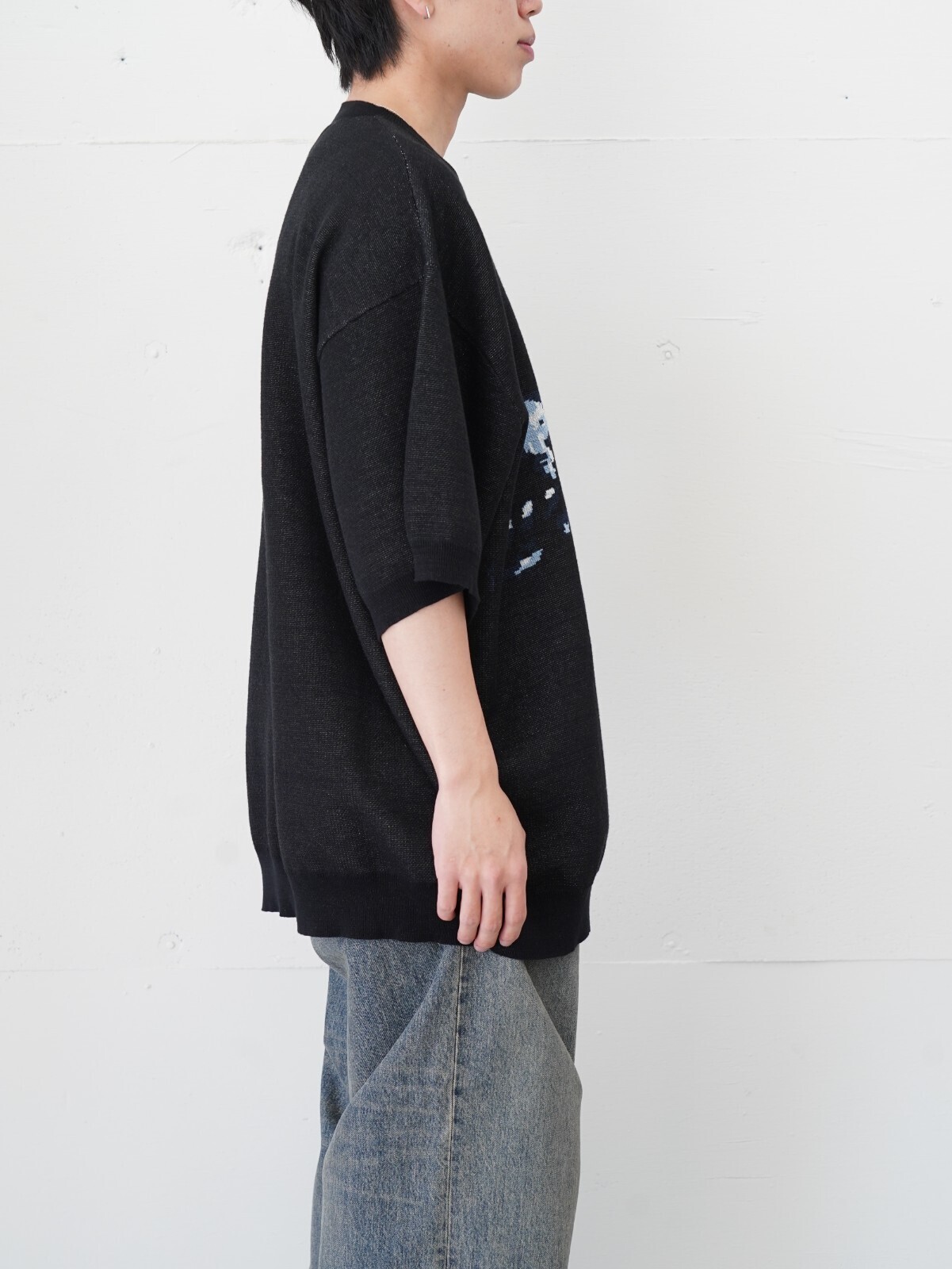DAIRIKU Space H-S Lama Knit ブラック SALE 50%OFF ! 【DAIRIKU/ダイリク】