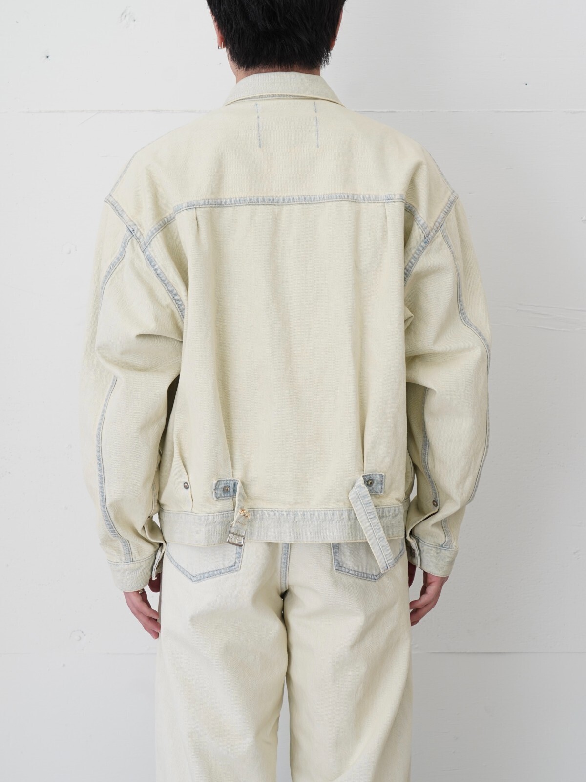 DAIRIKU 男士 "Ice Wash" 2PKT Denim jacket 图片3