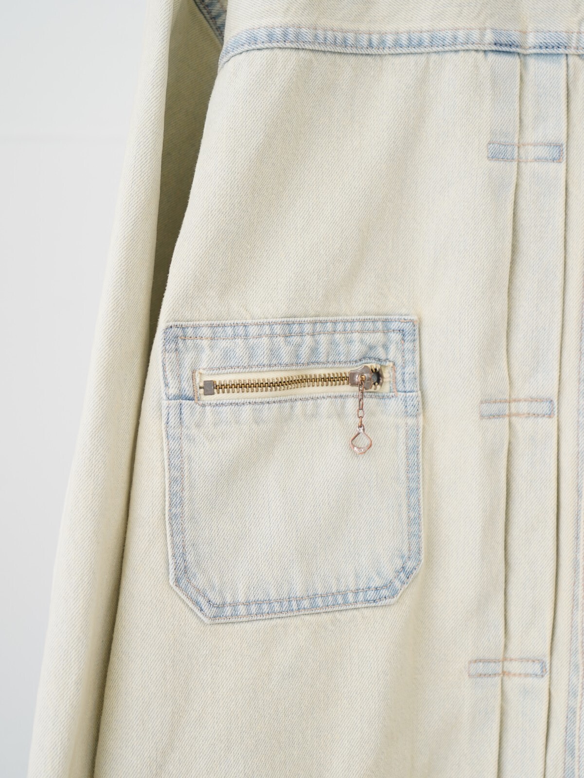 DAIRIKU 男士 "Ice Wash" 2PKT Denim jacket 图片9