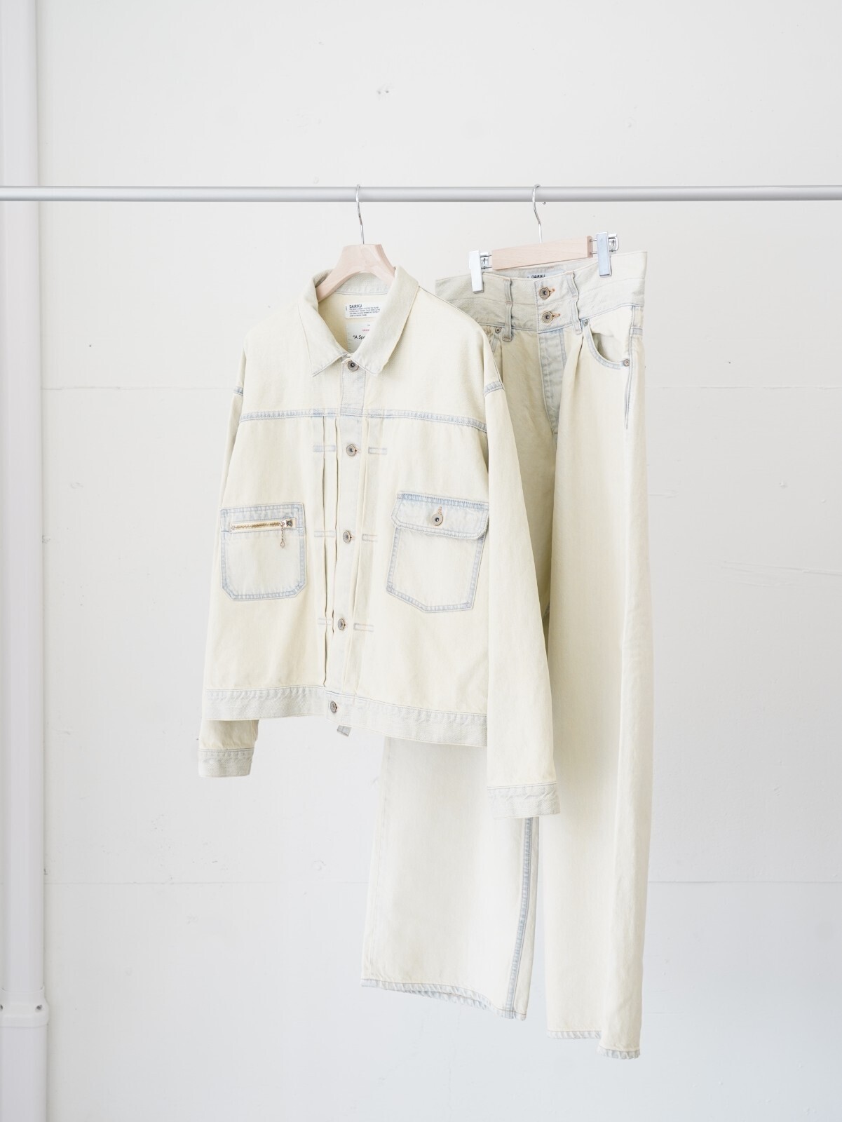 パンツ Dairiku 25ss w-velt ice wash wide denim jDjLhN9b3C3c.jpg?width=768