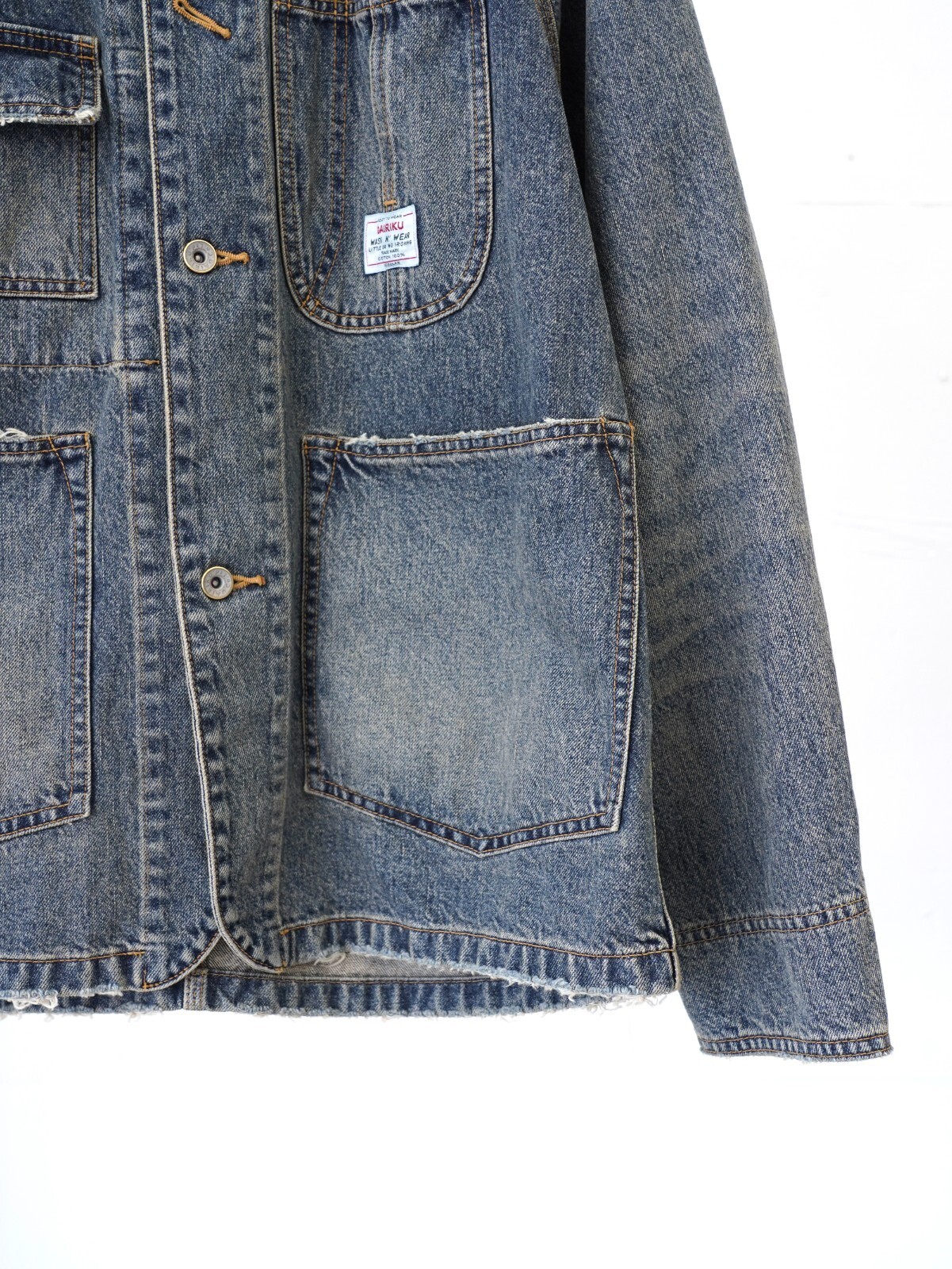 DAIRIKU 男裝 Vintage Wash D-Sleeve Cover All 圖片10