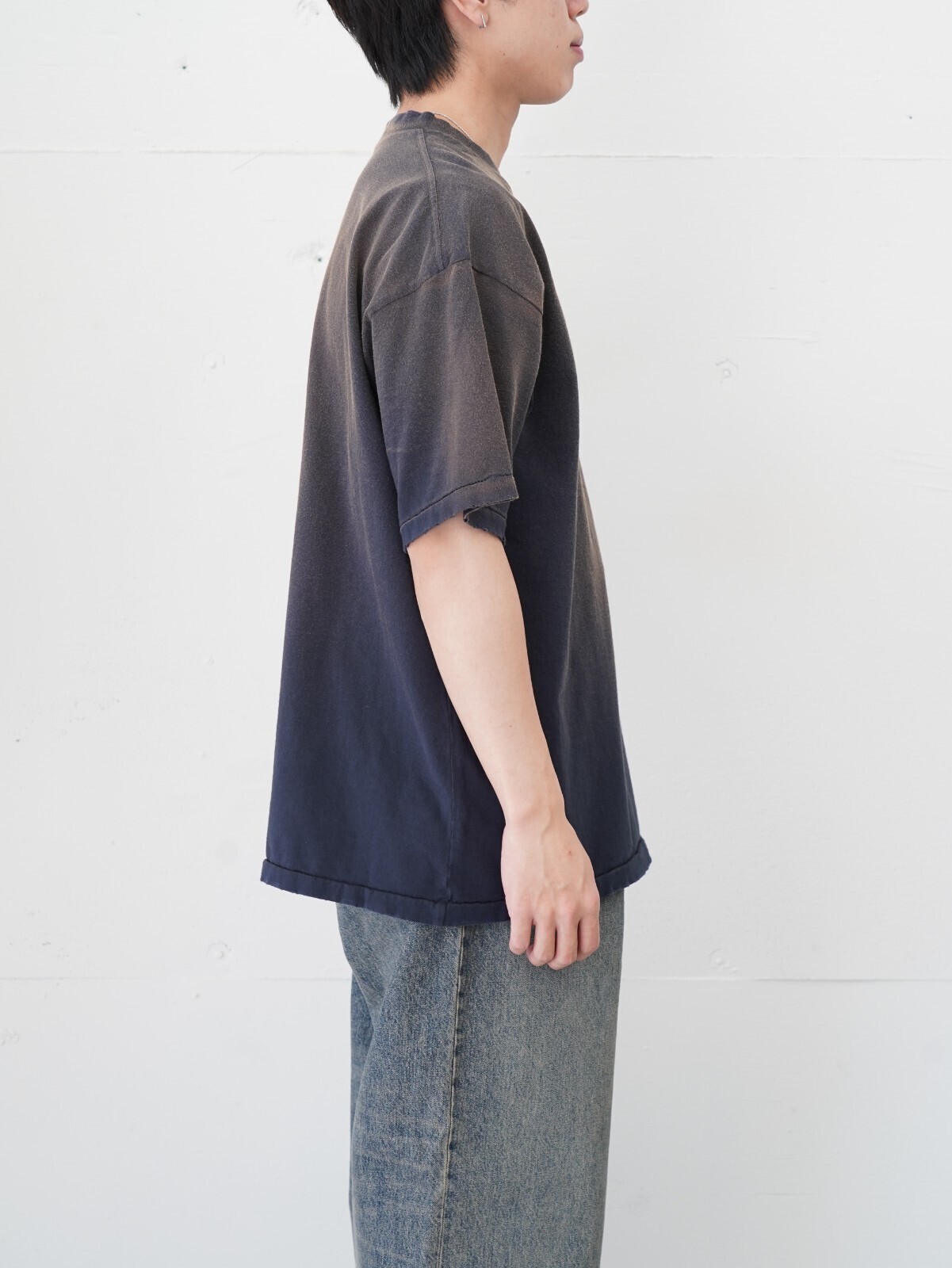 ダイリク メンズ "Alien" ヴィンテージウォッシュH-S Tシャツ 画像2