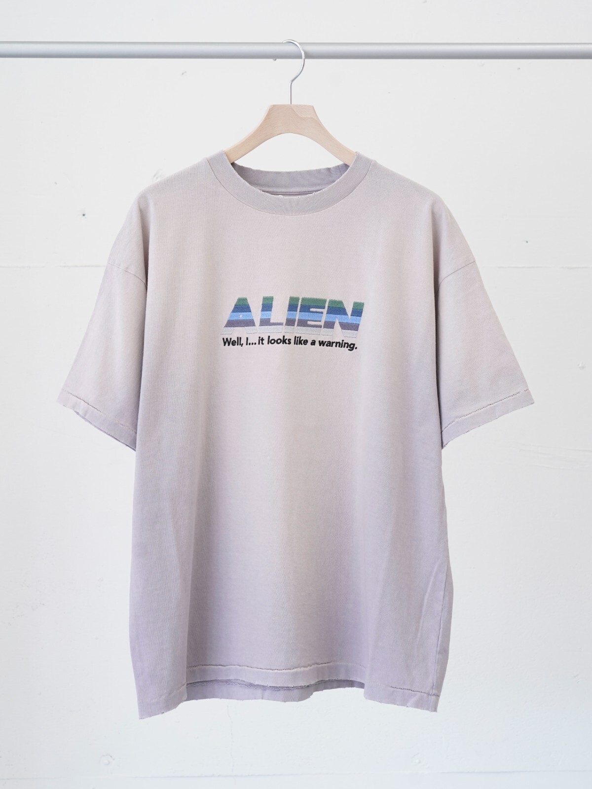 ダイリク メンズ "Alien" ヴィンテージウォッシュH-S Tシャツ 画像12