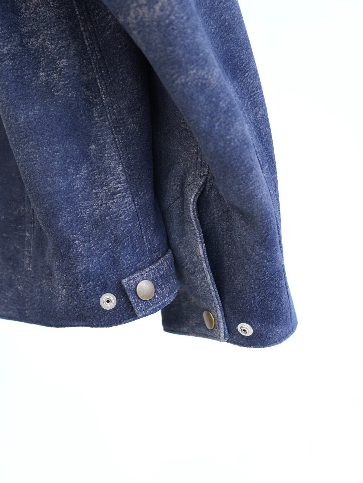 SEVEN BY SEVEN 男士 LEATHER DETROIT JACKET - Goat suede Antique finish - 图片10