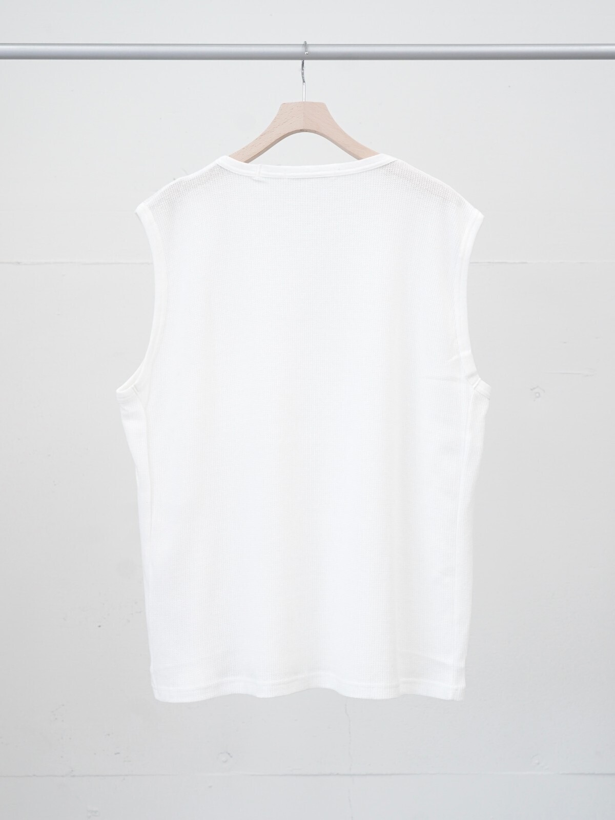 SEVEN BY SEVEN 남성 WRAP AROUND SLEEVELESS TEE - Recycle supima waffle - 이미지11