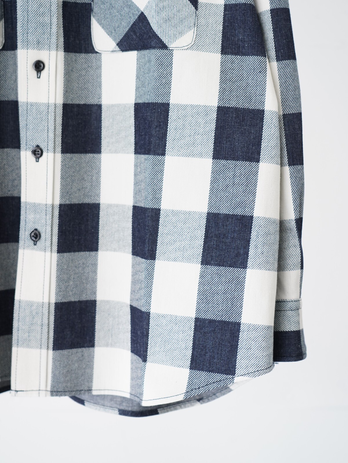 SEVEN BY SEVEN 男士 BUFFALO CHECK LOOSE WORK SH L/S 图片8