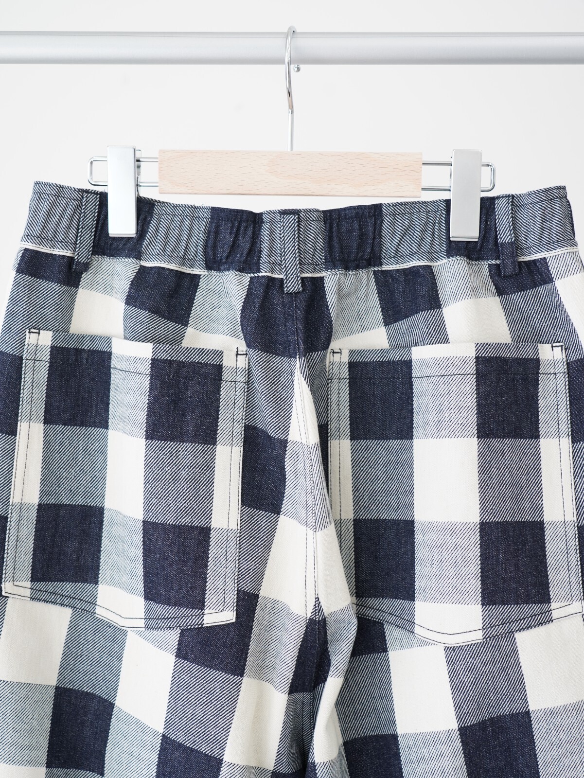 SEVEN BY SEVEN MENS BUFFALO CHECK EASY TROUSERS IMAGE9