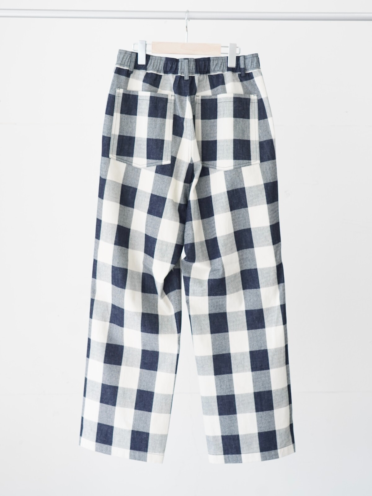 SEVEN BY SEVEN MENS BUFFALO CHECK EASY TROUSERS IMAGE6