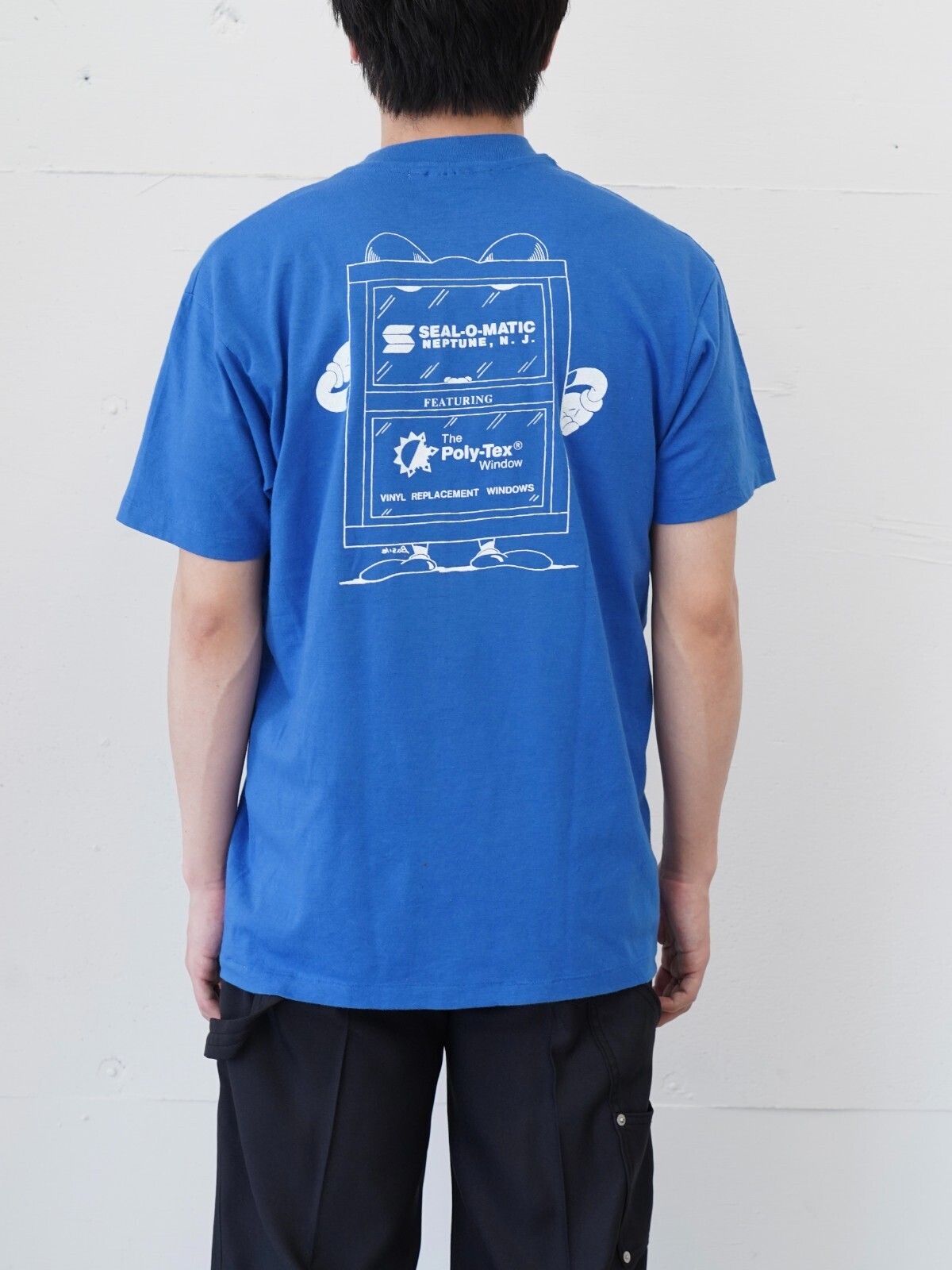 sh997 ROLLxDryBone 刺繍デザイン シャツ 38M ネイビー リワーク刺繍Tシャツ - セブンバイセブン メンズ｜公式通販