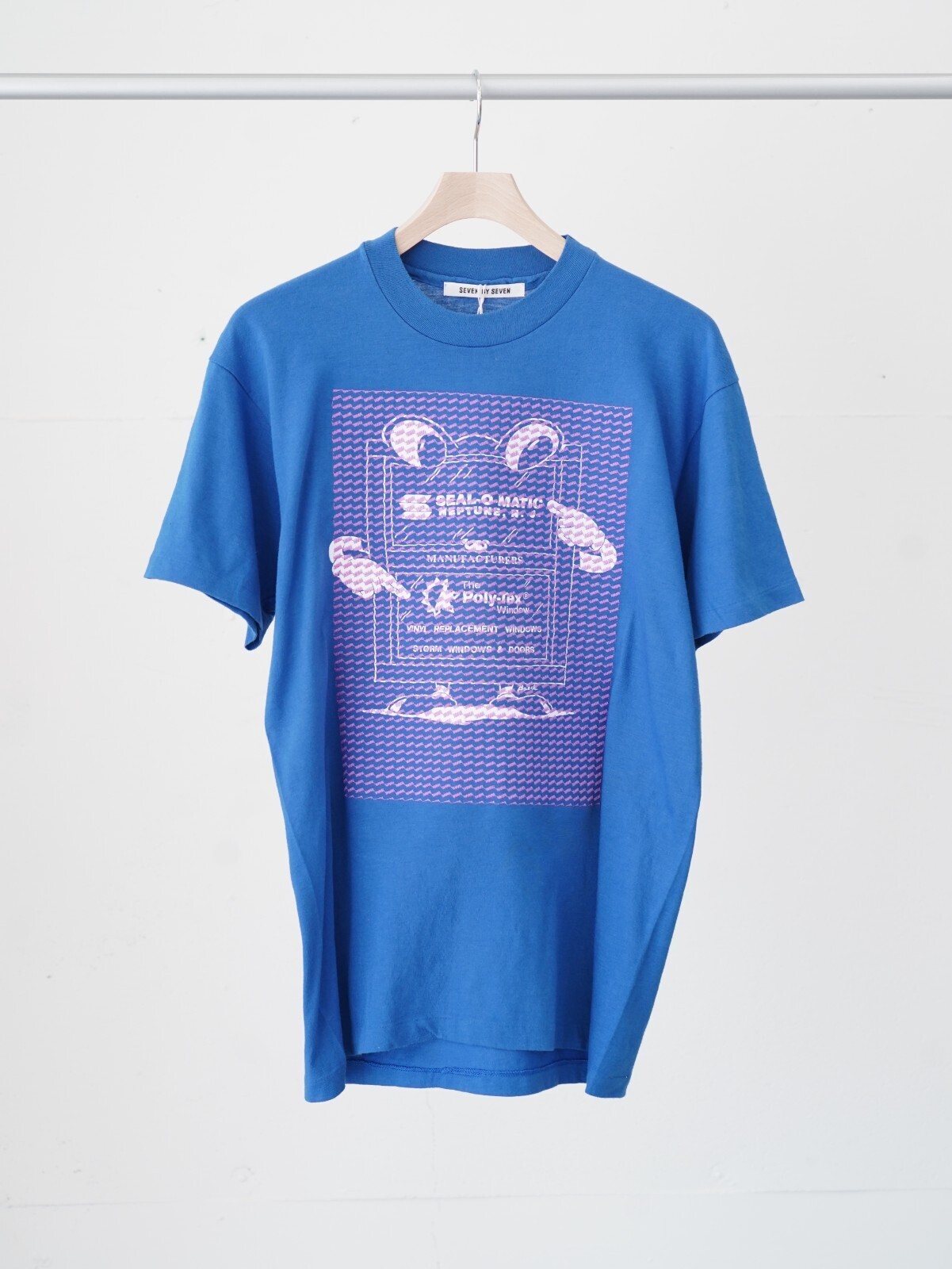 SEVEN BY SEVEN MENS REWORK EMBROIDERY TEE (25SS) IMAGE5