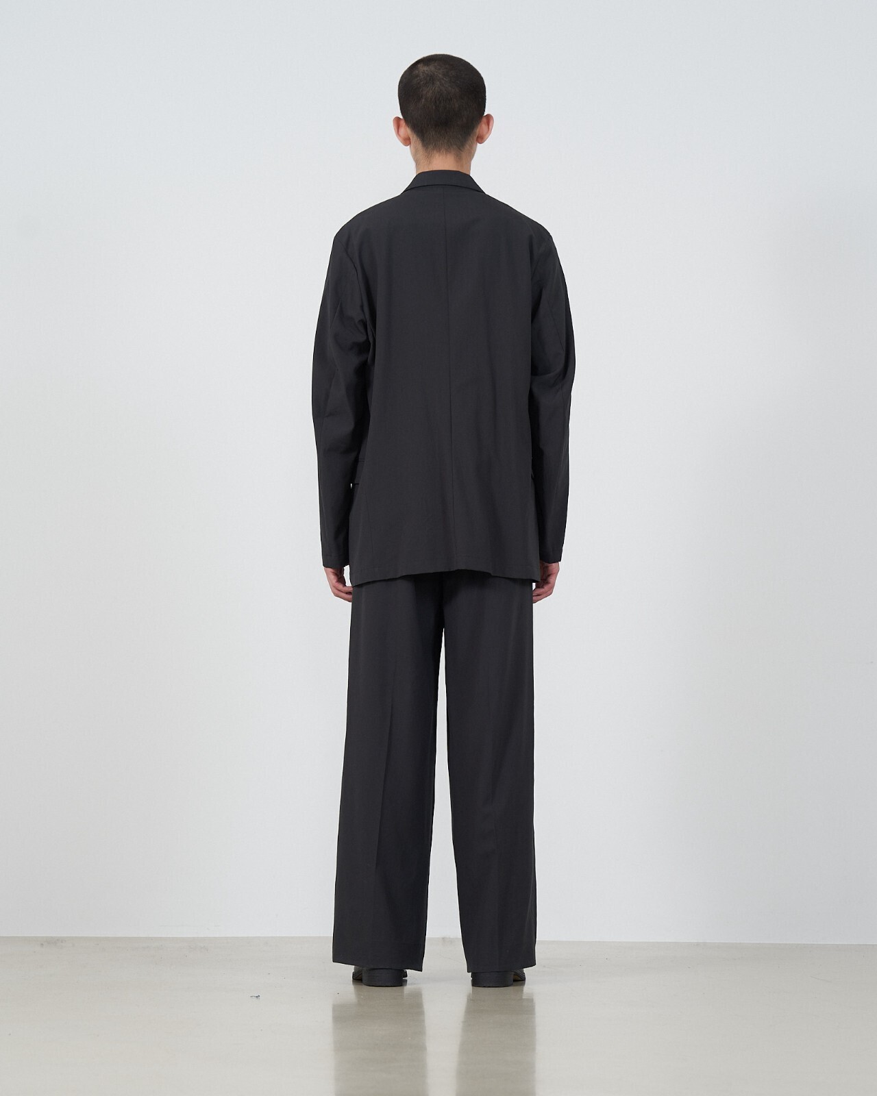 YOKE 男士 WOOL TROPICAL 3PLEATED WIDE-LEG TROUSERS 圖片13