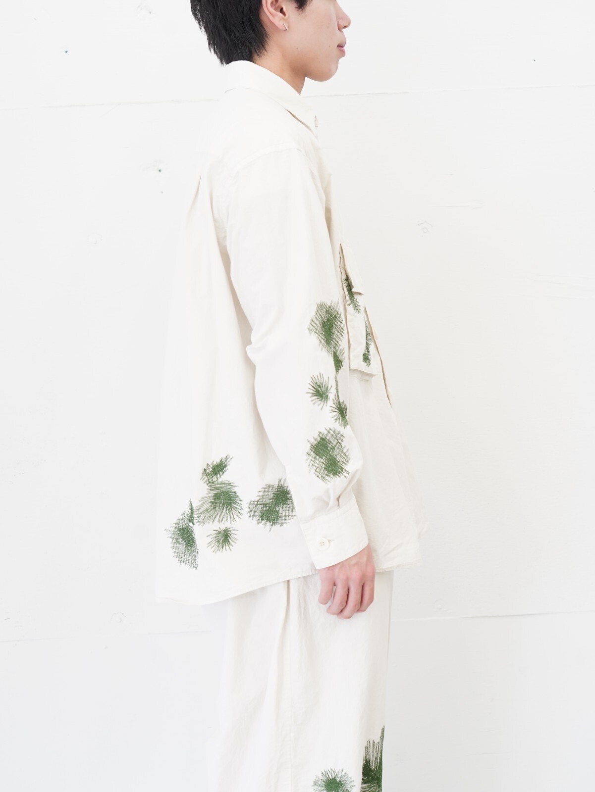 ヨーク メンズ エンブロイダリーユーティリティシャツ 画像2